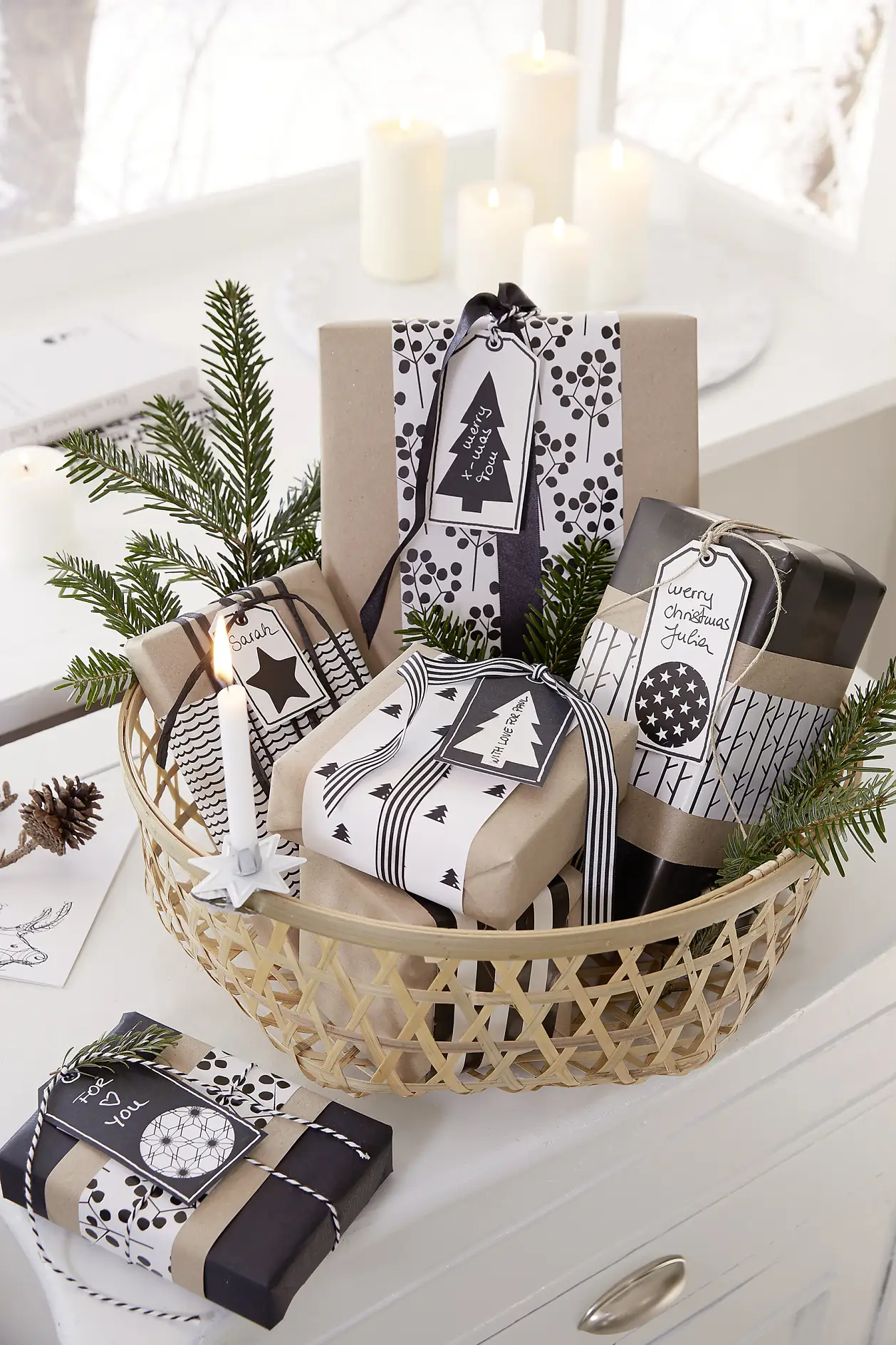 Impress with your self-made gift tags!