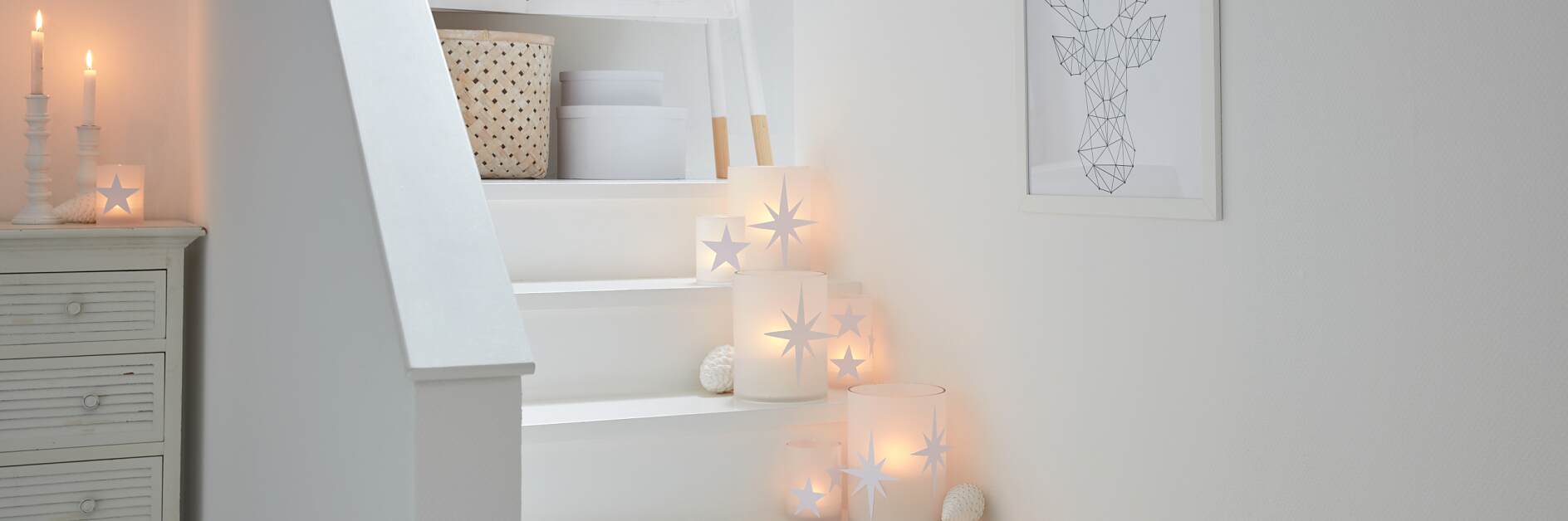 Create your own candle holders with stars!