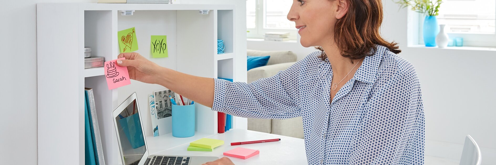 tesa® Haftnotizen als Erinnerungshelfer