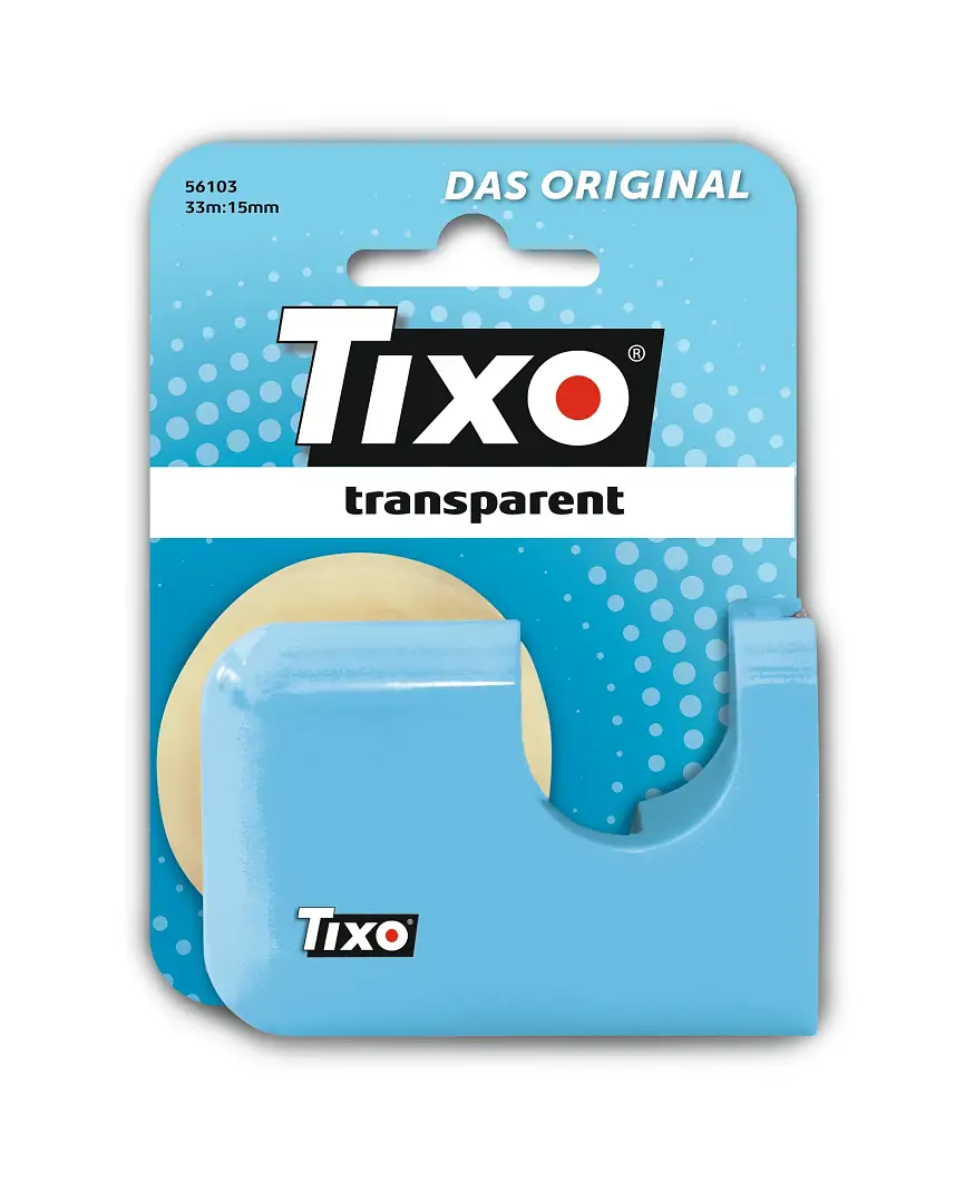 TIXO 56103 Dispenser blau Hängekarte
