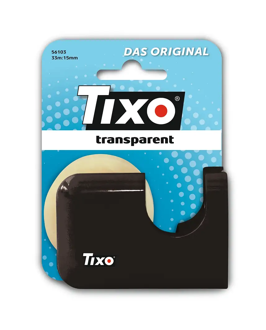 TIXO 56103 Dispenser schwarz Hängekarte