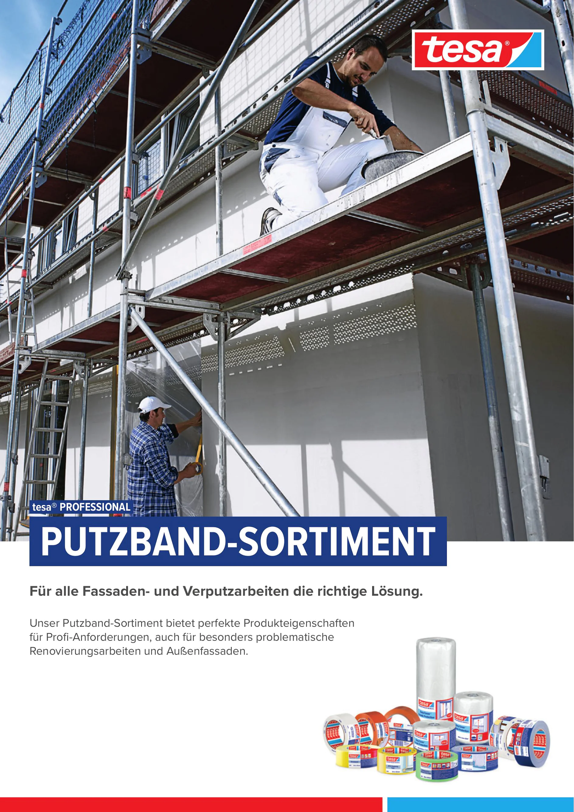 Putzband Sortiment Broschüre