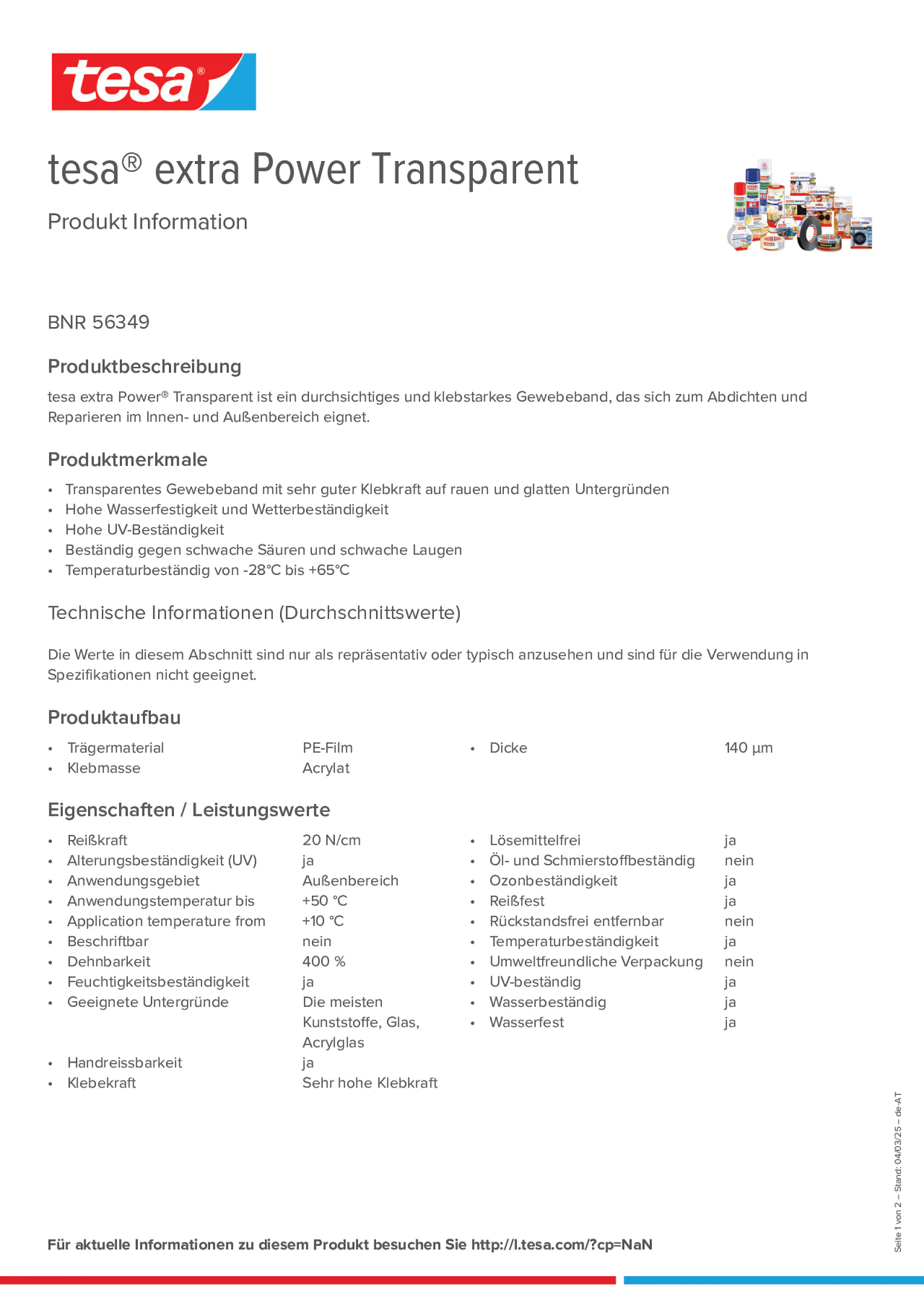 Product information_tesa® extra Power 56349_de-AT