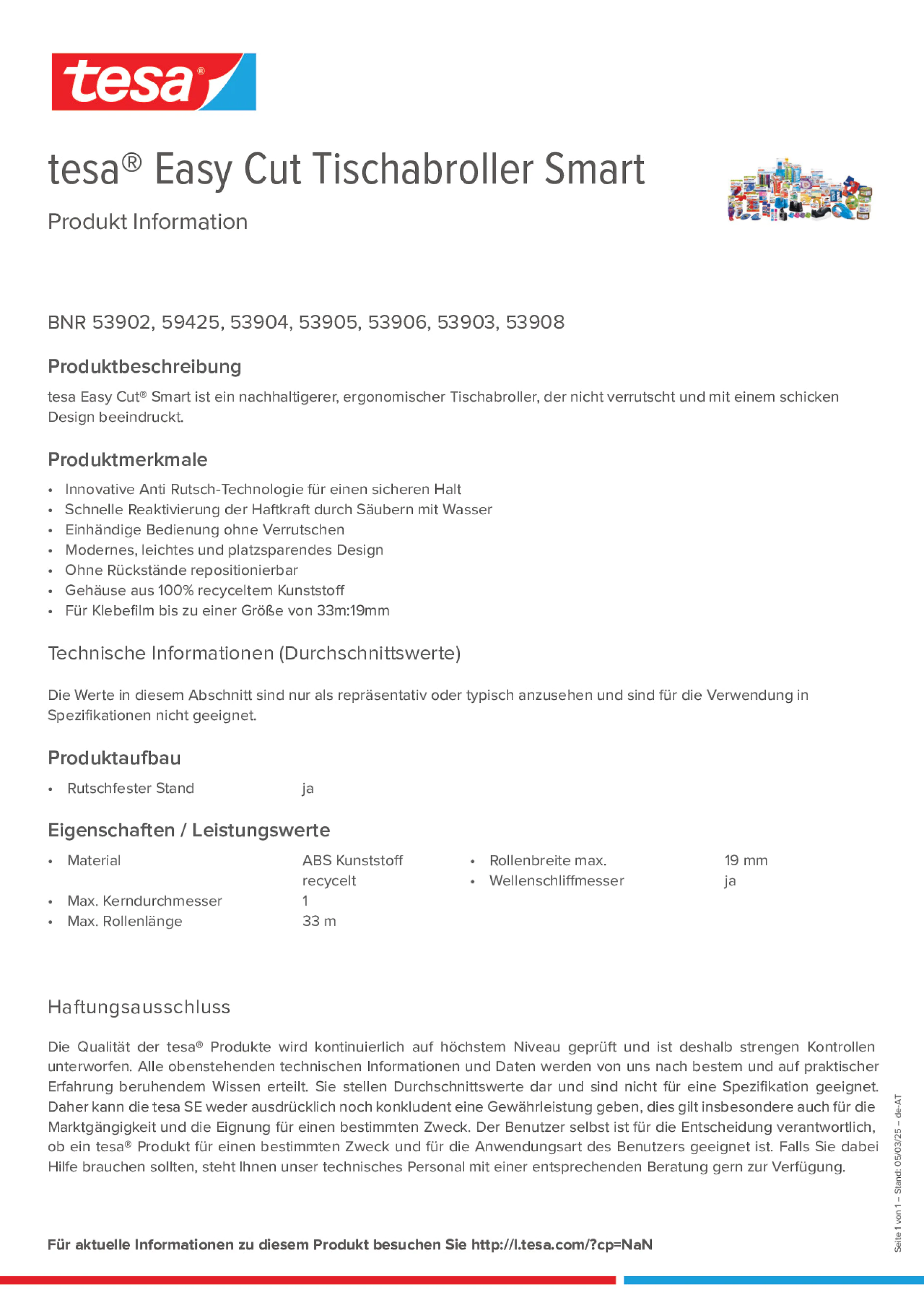 Product information_tesa® Easy Cut 53902_de-AT