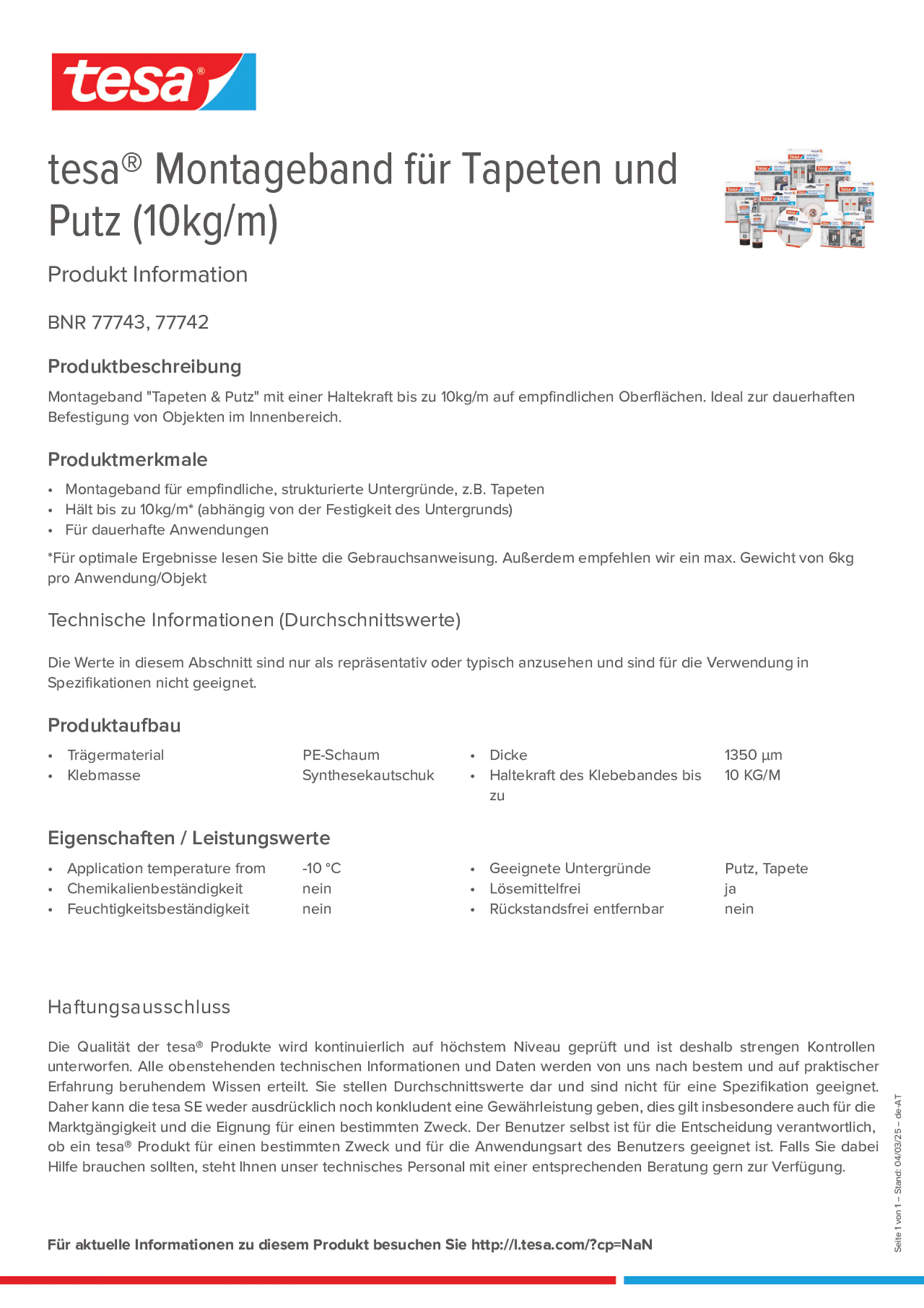 Product information_tesa® 77742_de-AT