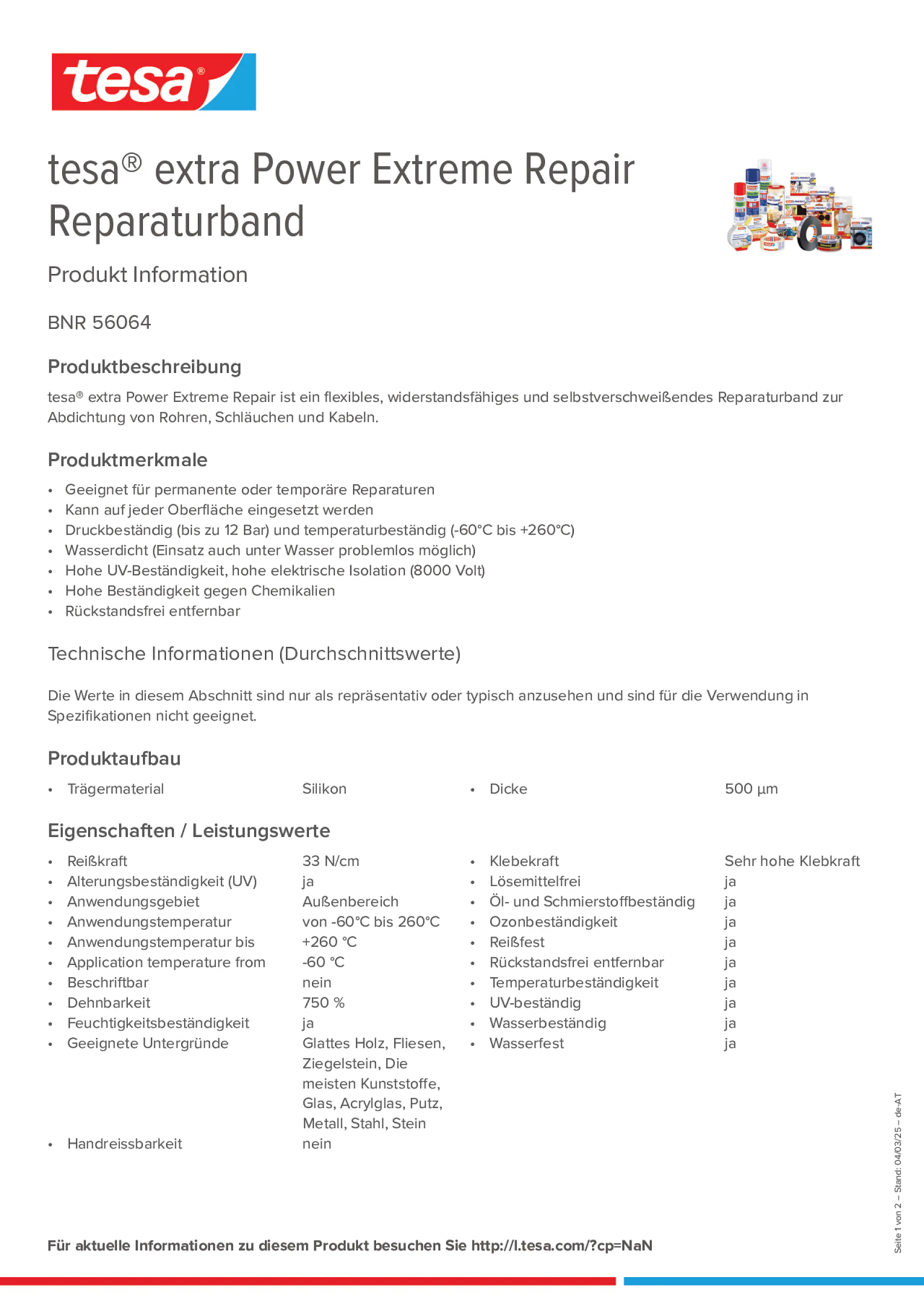 Product information_tesa® extra Power 56064_de-AT