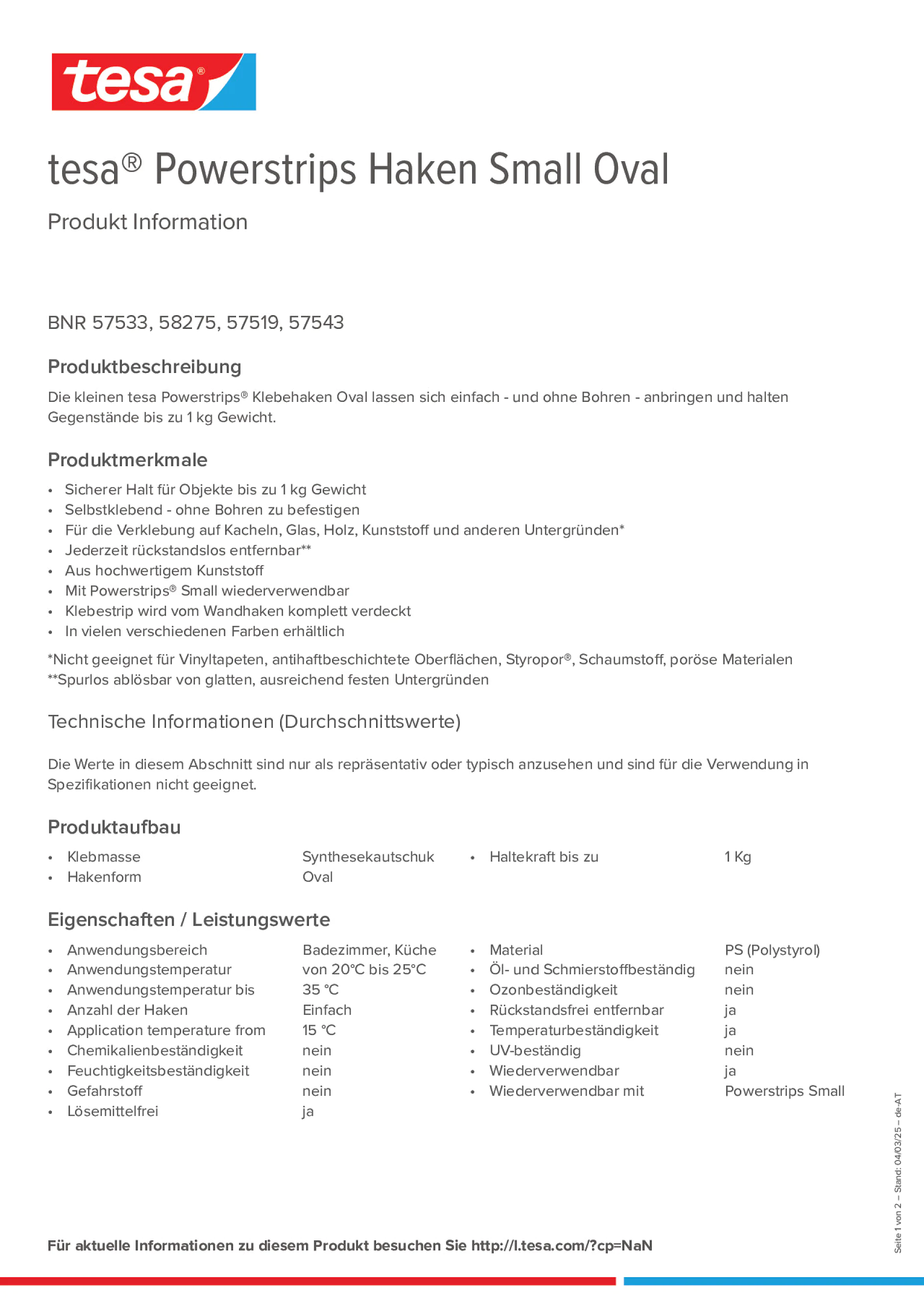 Product information_tesa® Powerstrips 57519_de-AT