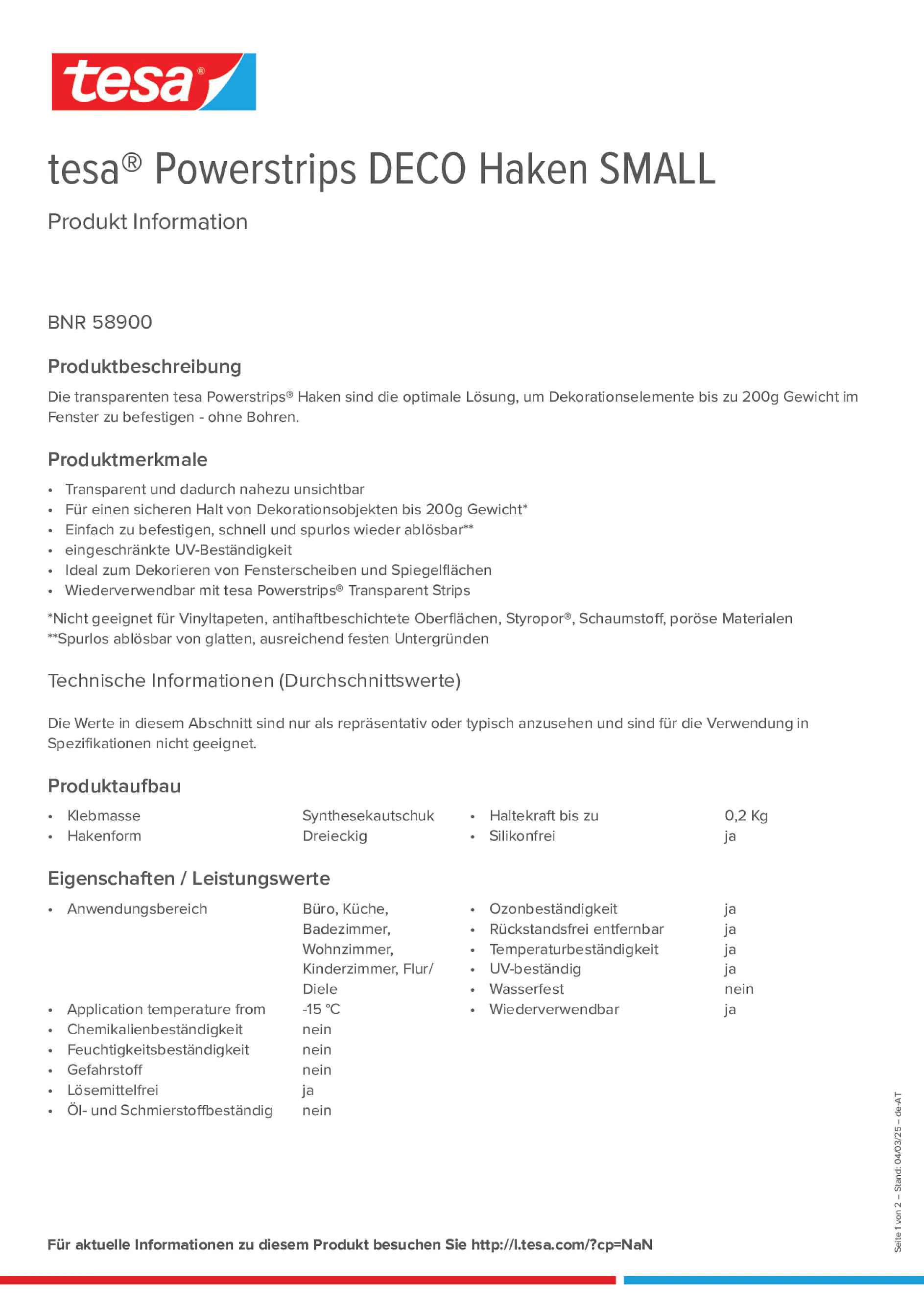 Product information_tesa® Powerstrips 58900_de-AT