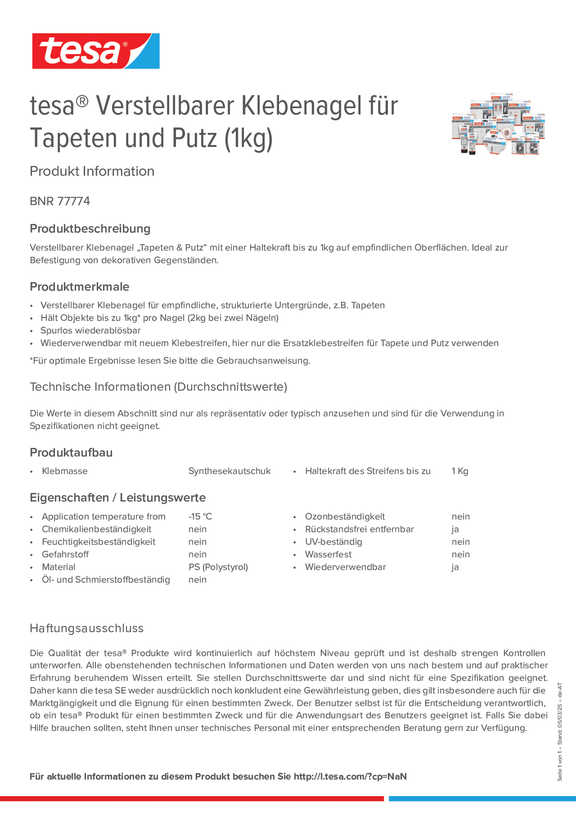Product information_tesa® 77774_de-AT