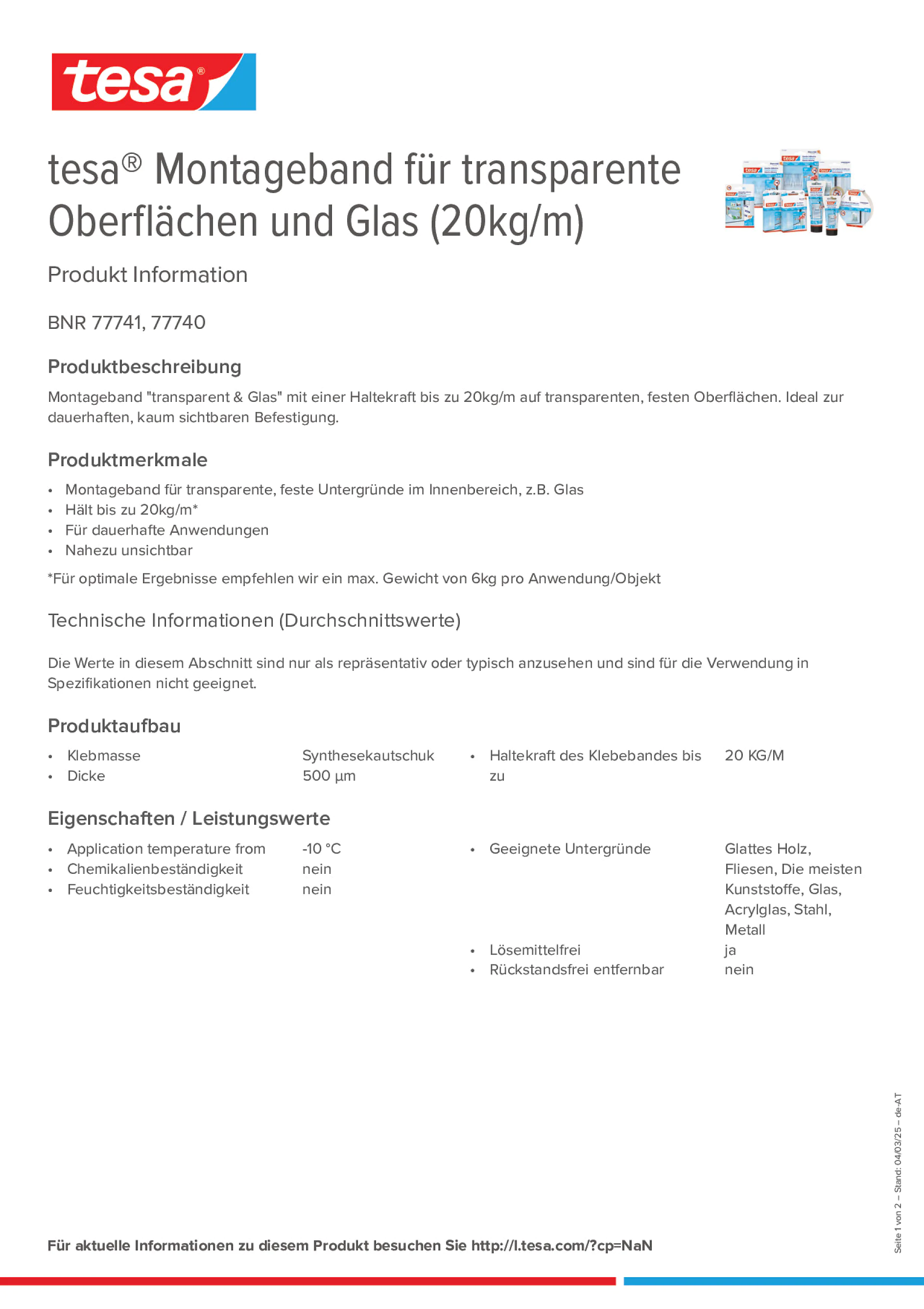 Product information_tesa® 77740_de-AT