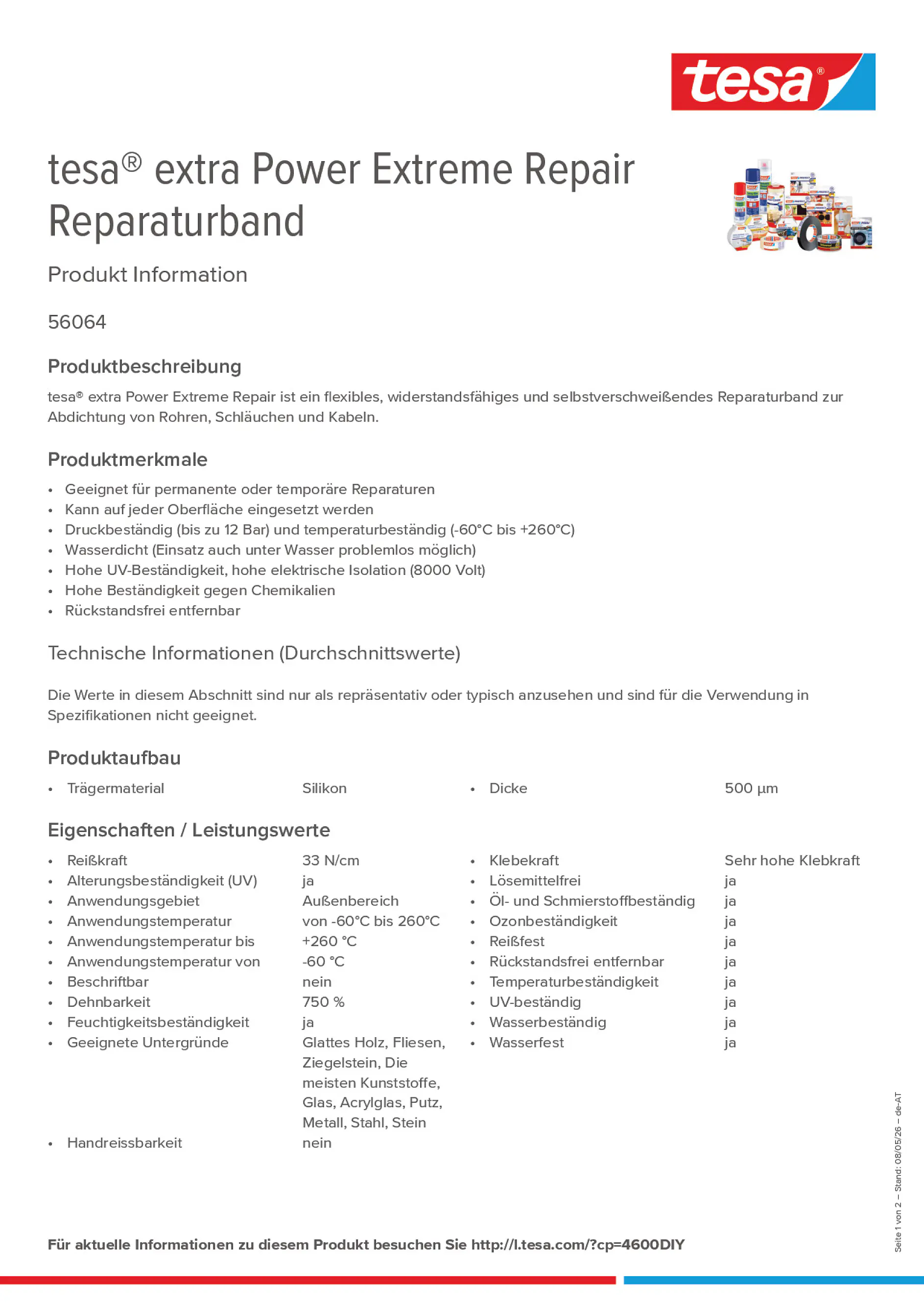 Product information_tesa® extra Power 56064_de-AT