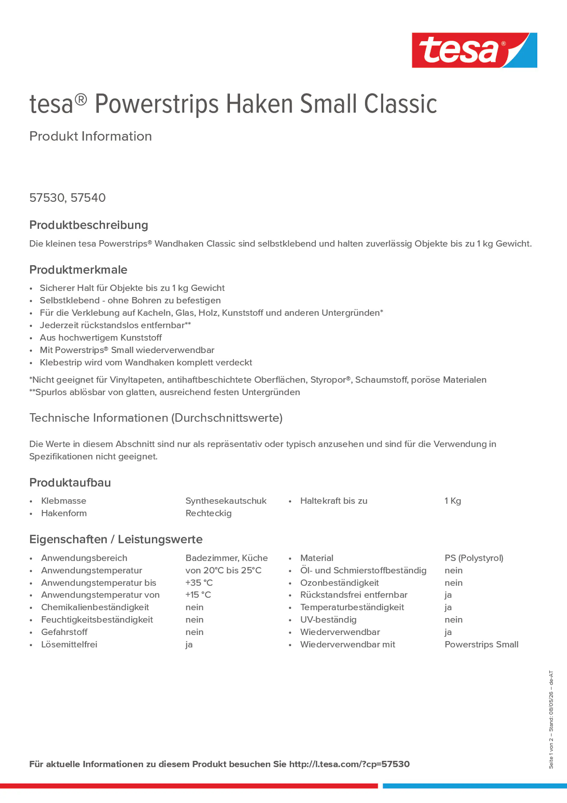 Product information_tesa® Powerstrips 57530_de-AT