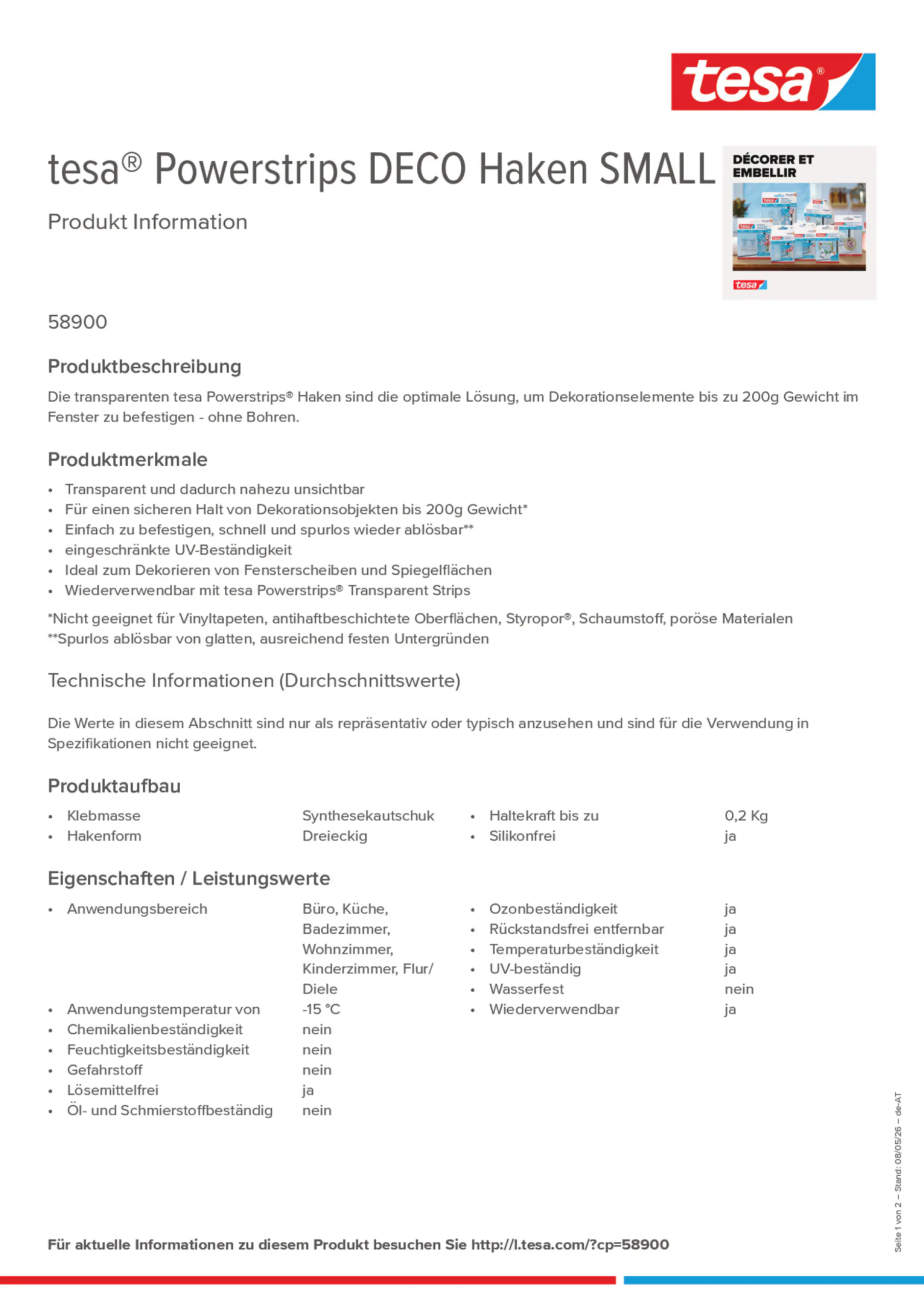 Product information_tesa® Powerstrips 58900_de-AT
