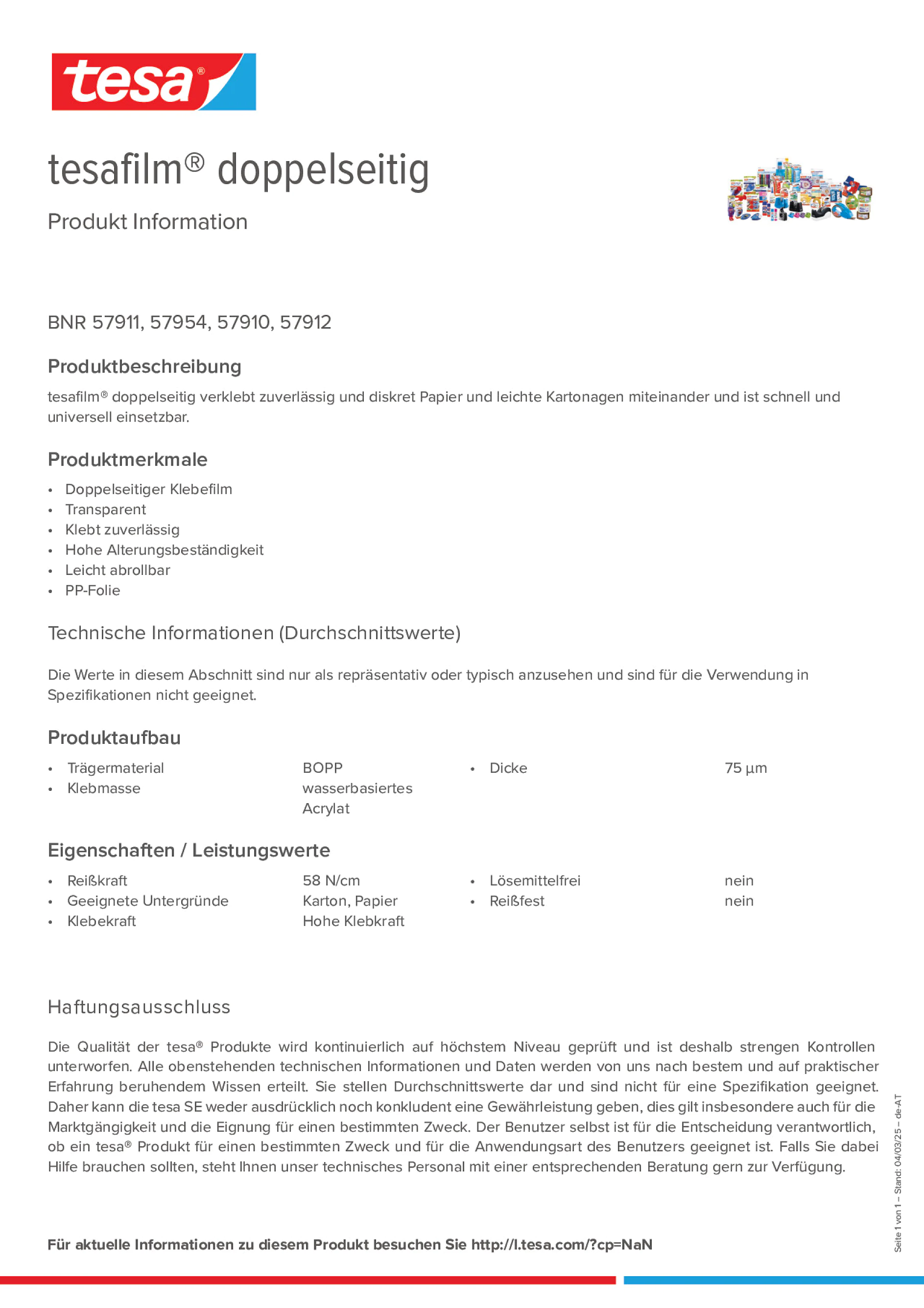 Product information_tesafilm® 57910_de-AT