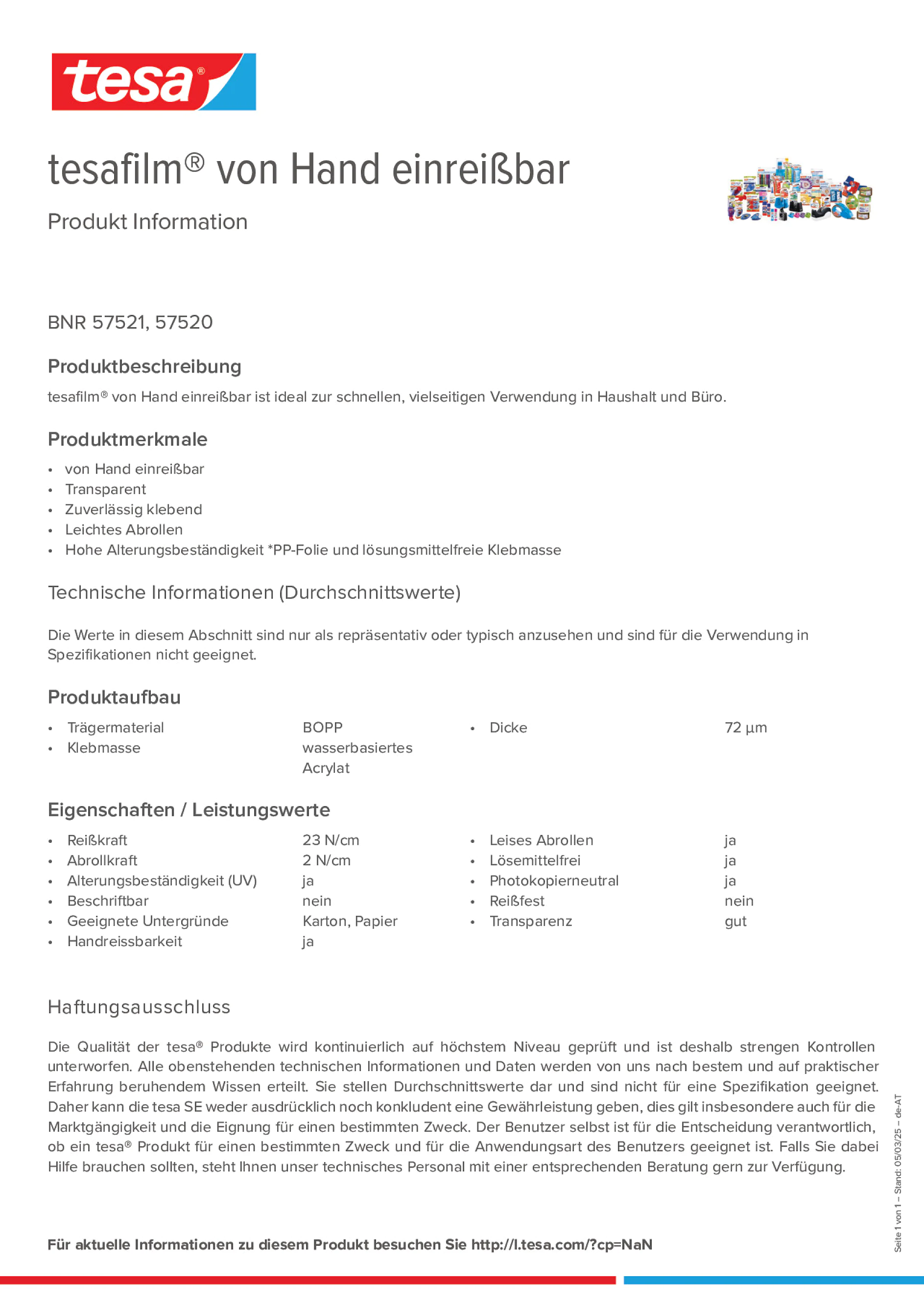 Product information_tesafilm® 57520_de-AT