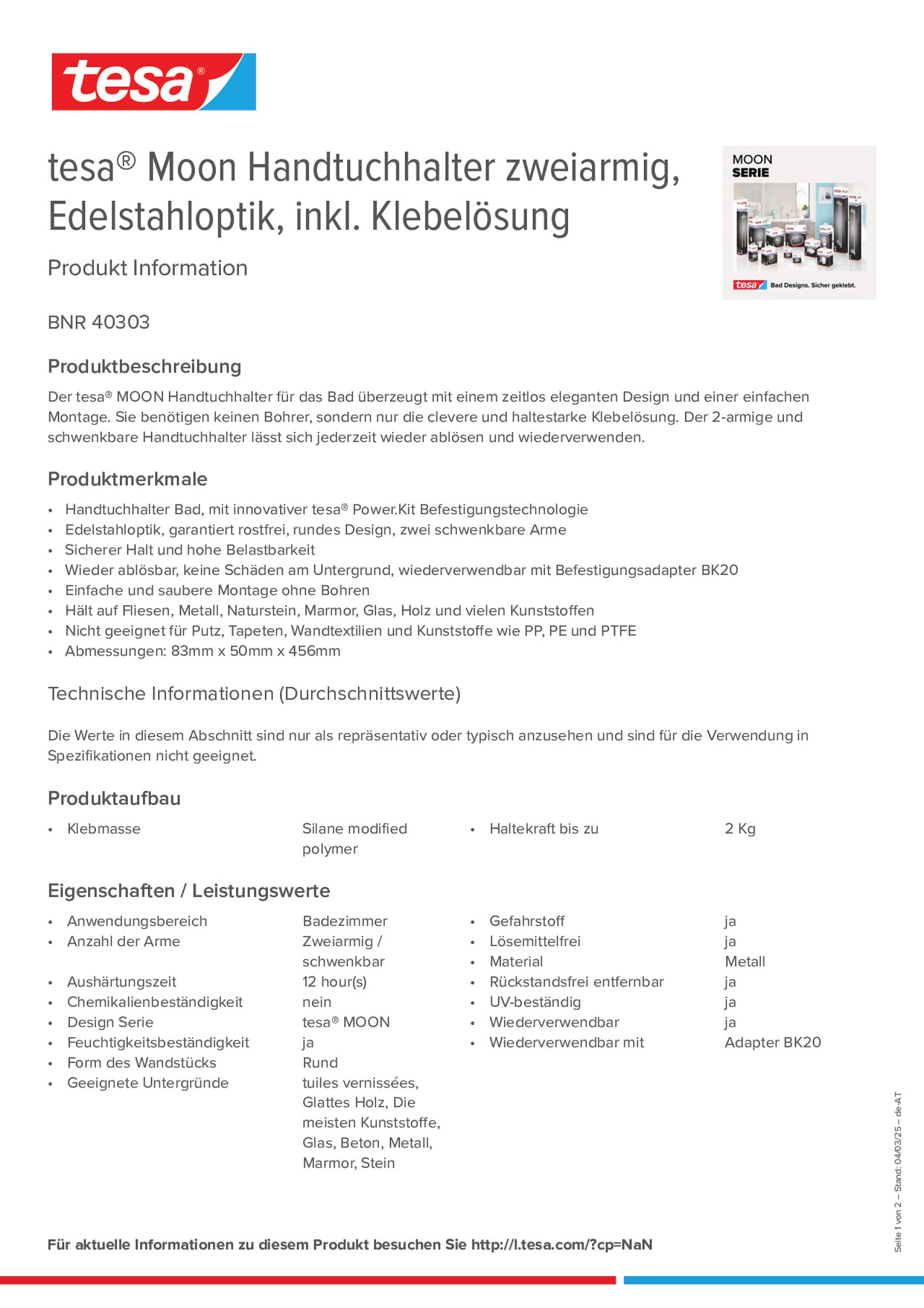 Product information_tesa® 40303_de-AT