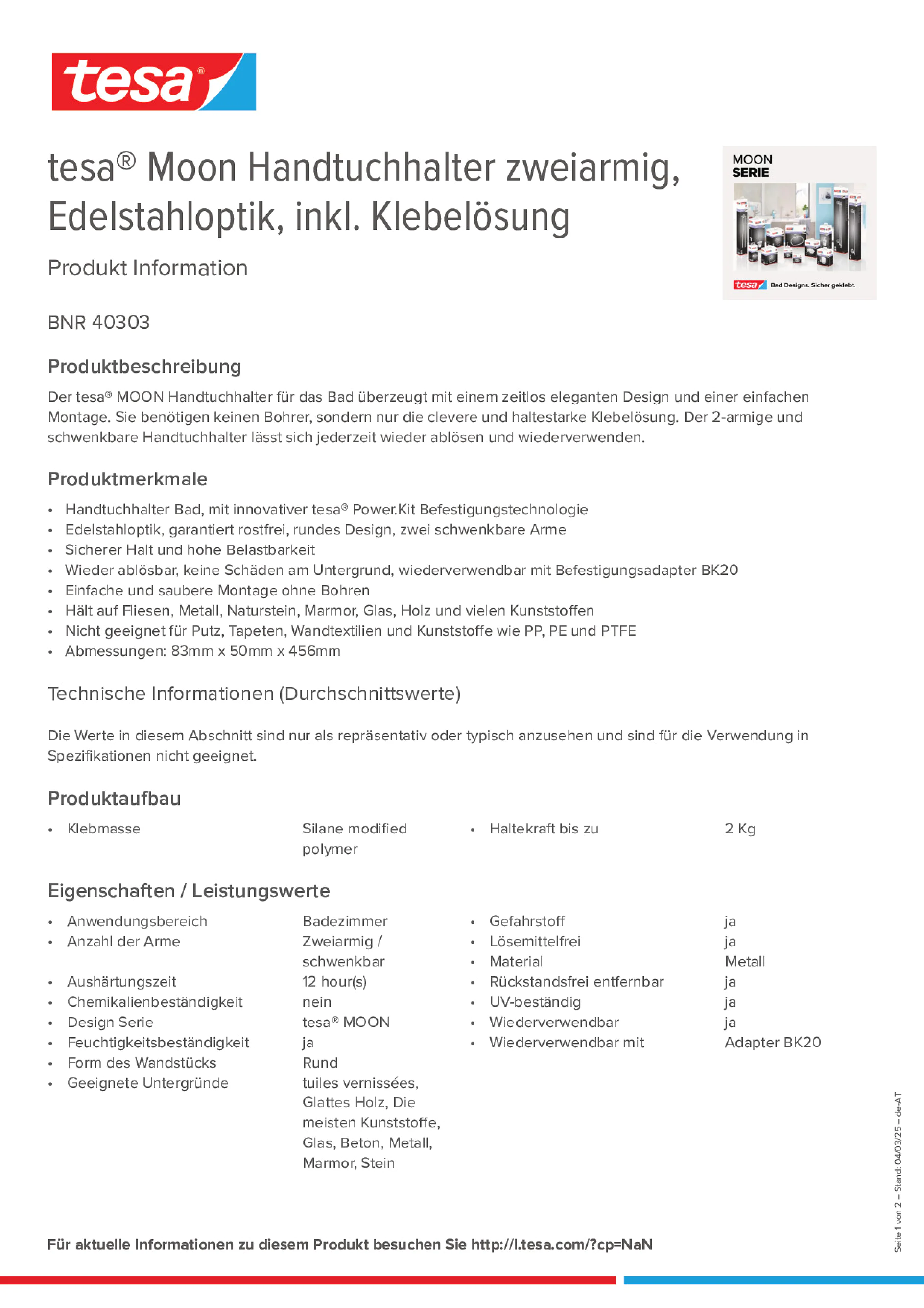 Product information_tesa® 40303_de-AT
