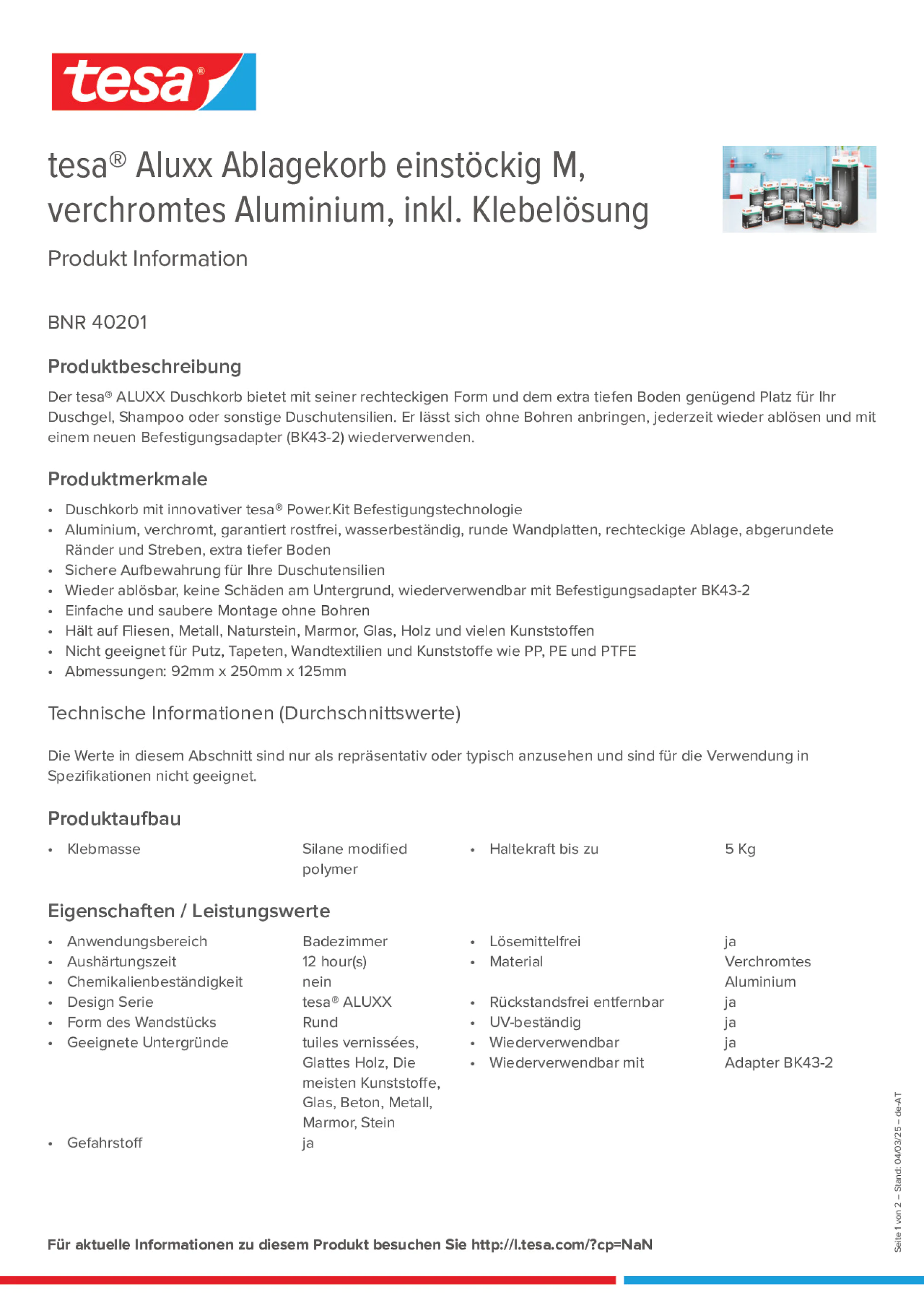 Product information_tesa® 40201_de-AT