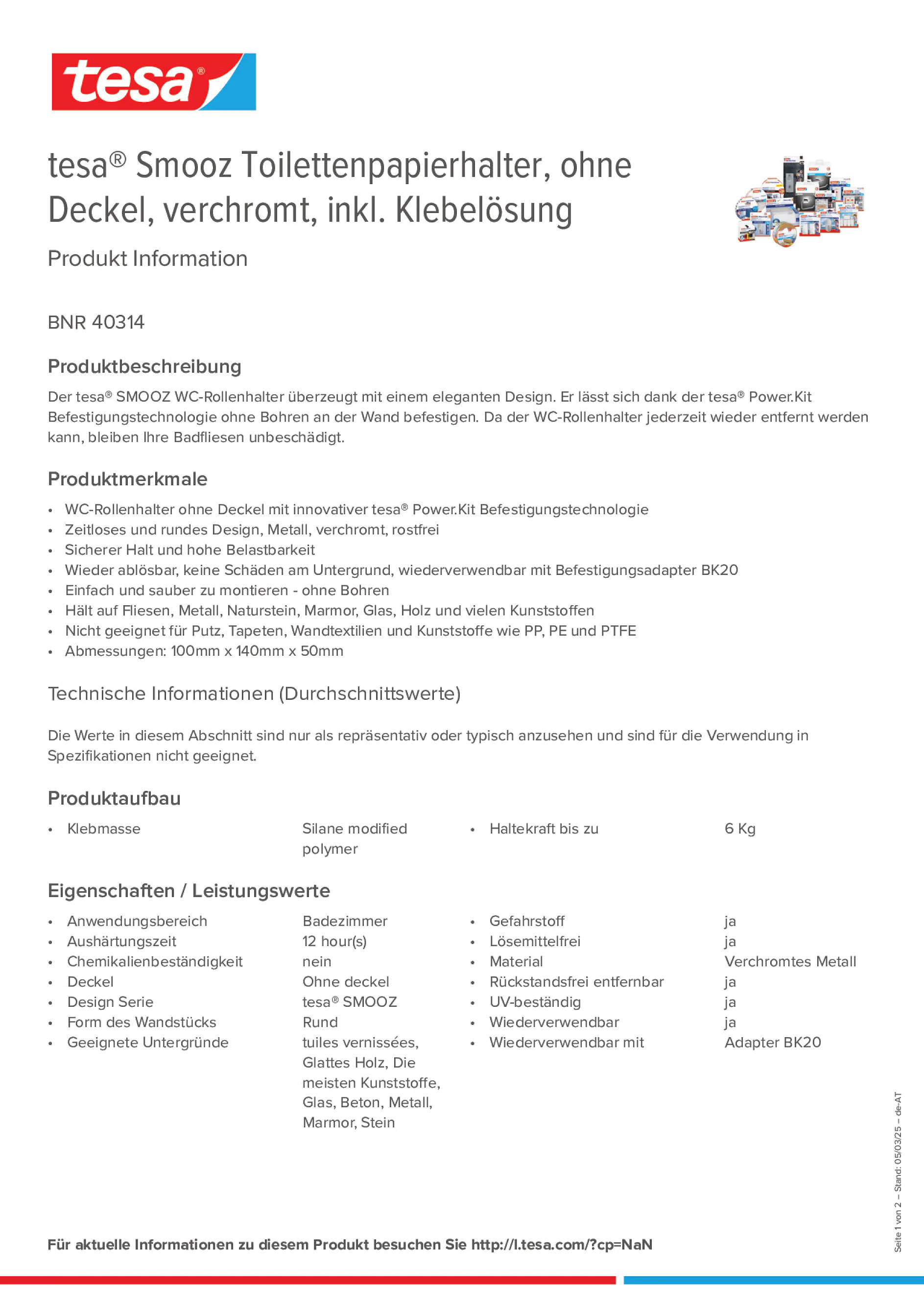 Product information_tesa® 40314_de-AT