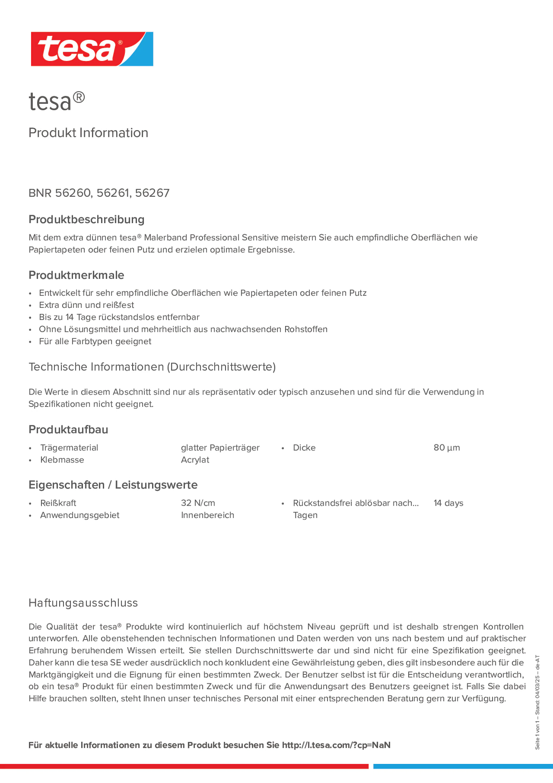 Product information_tesa® 56260_de-AT