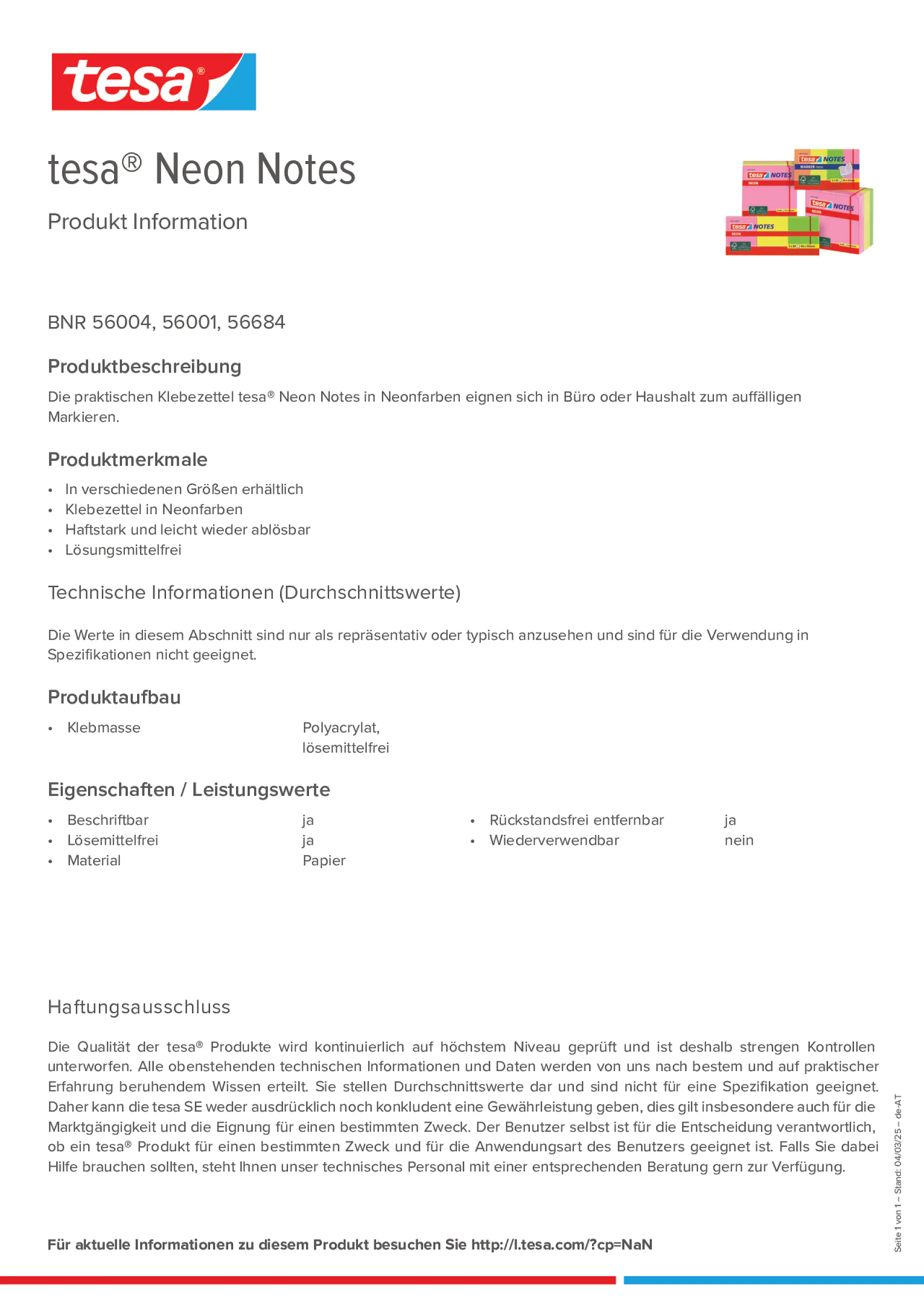 Product information_tesa® 56001_de-AT