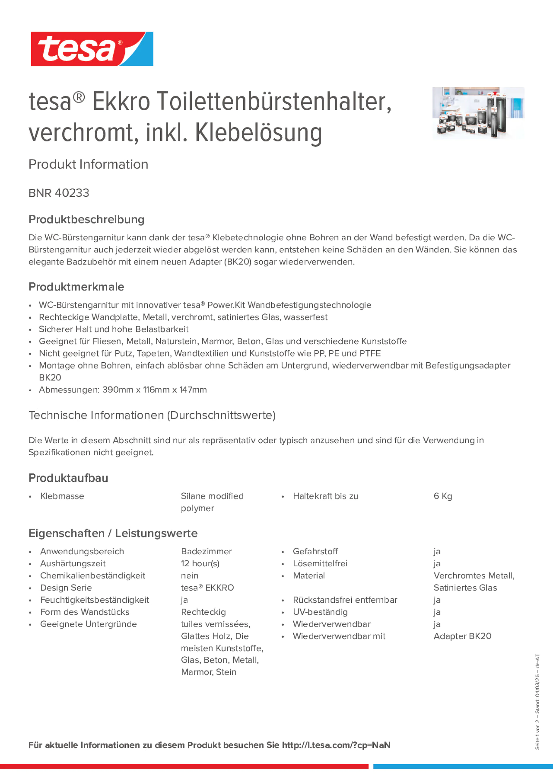 Product information_tesa® 40233_de-AT