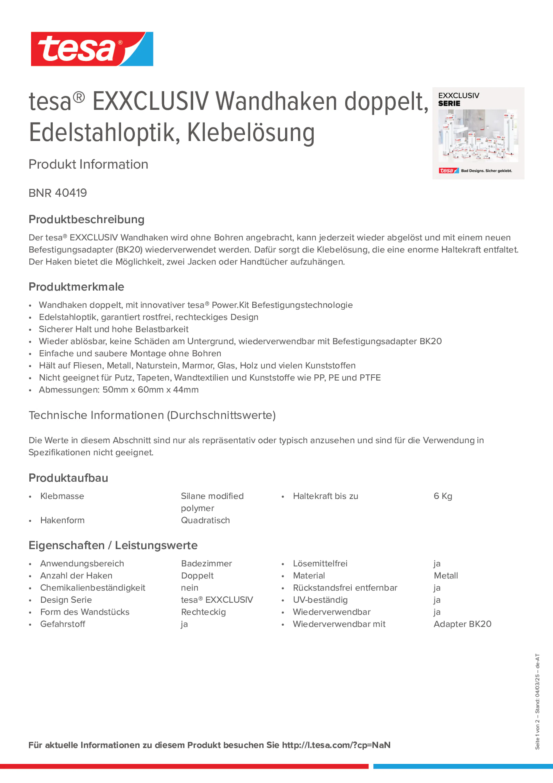Product information_tesa® 40419_de-AT