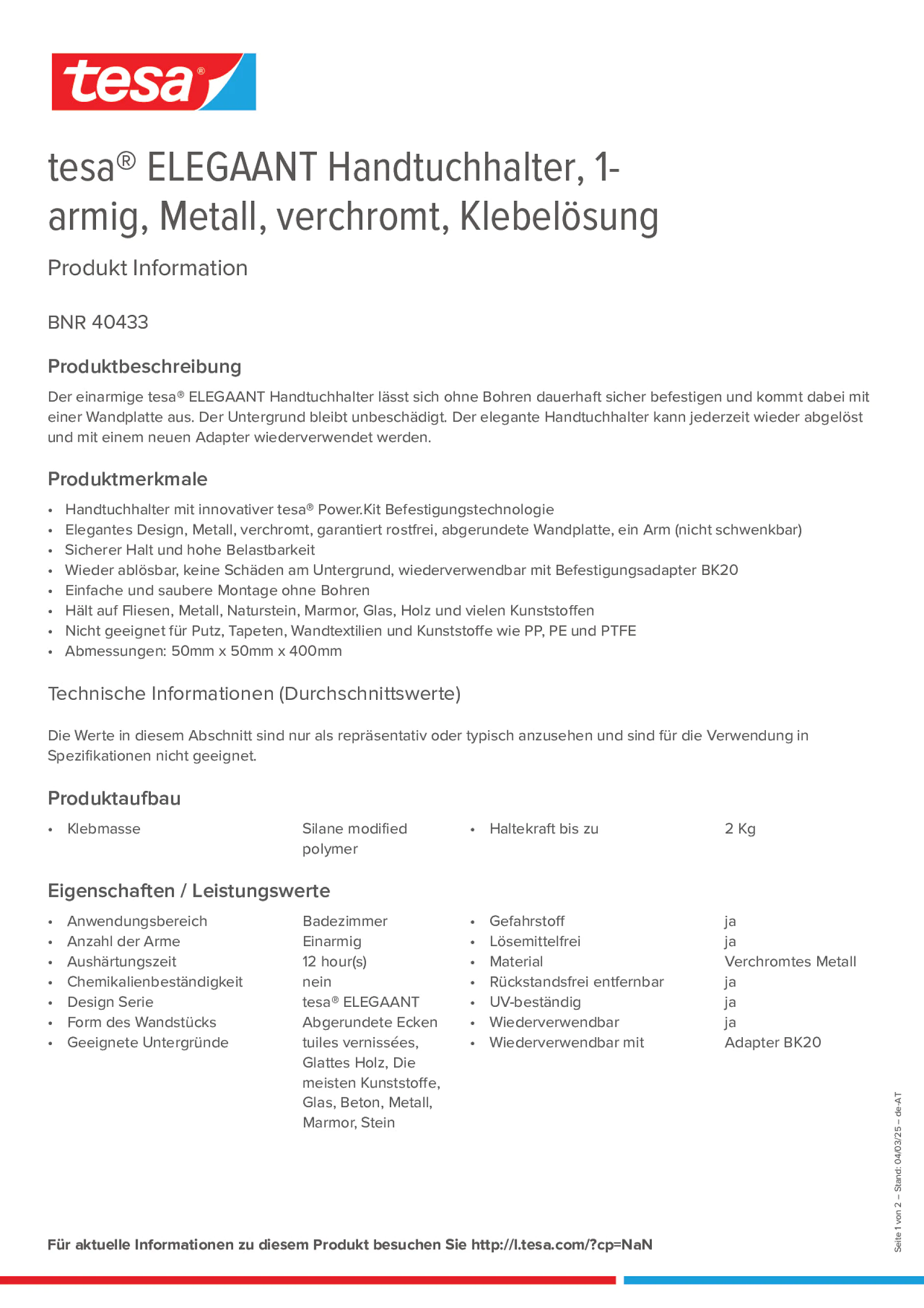 Product information_tesa® 40433_de-AT