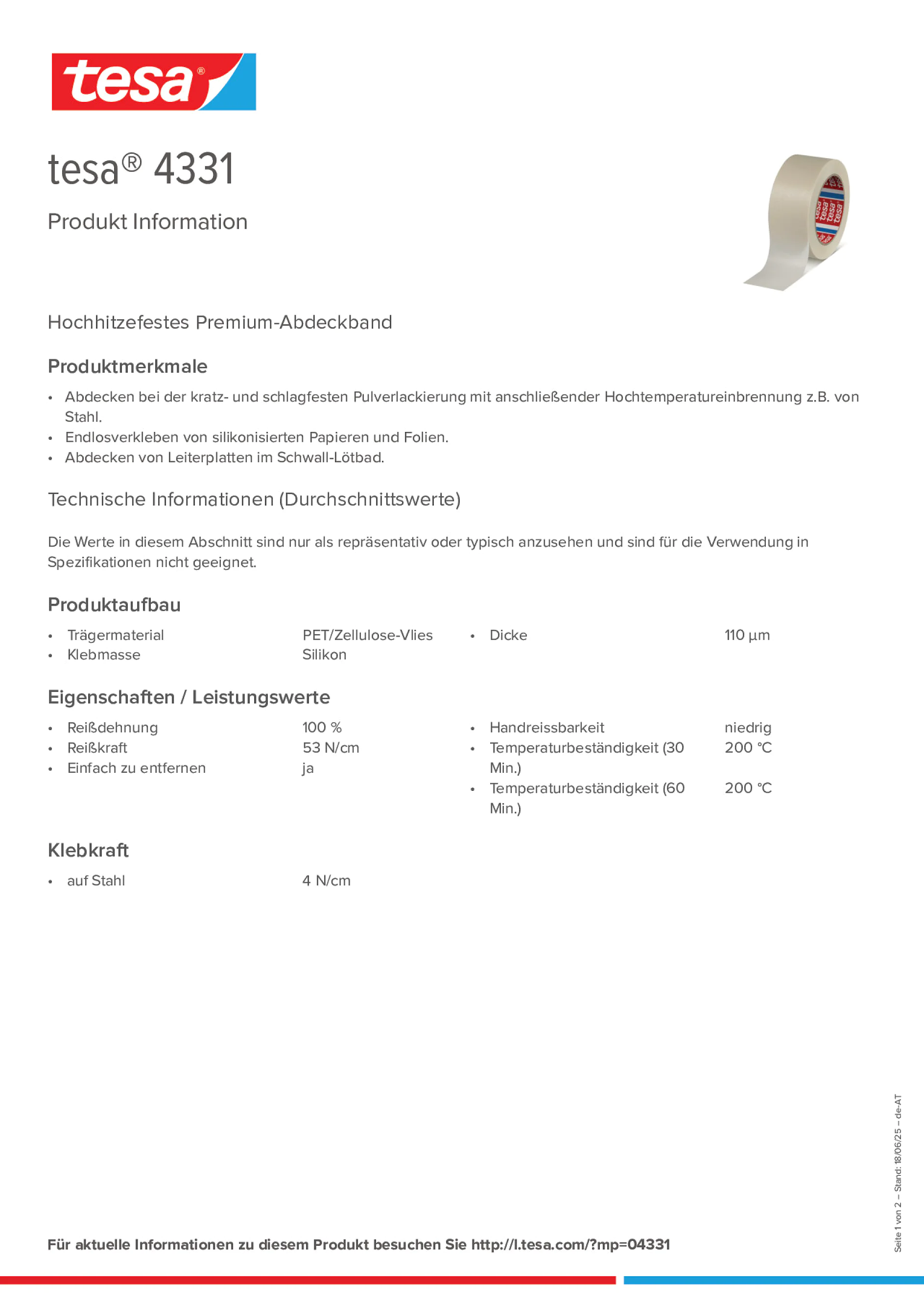 Product information_tesa® 04331_de-AT