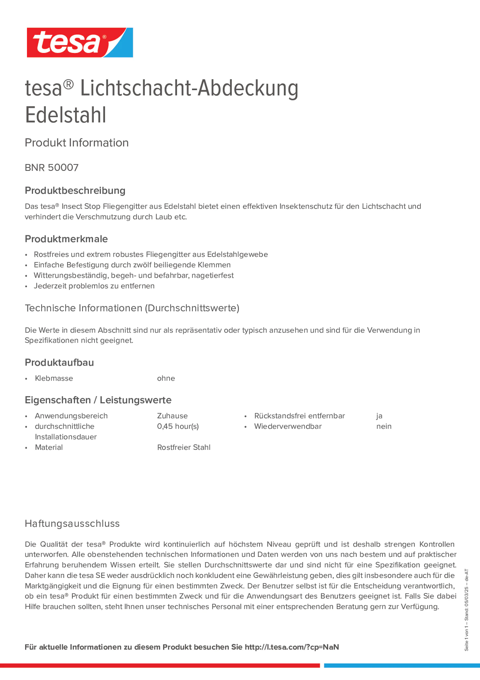 Product information_tesa® 50007_de-AT