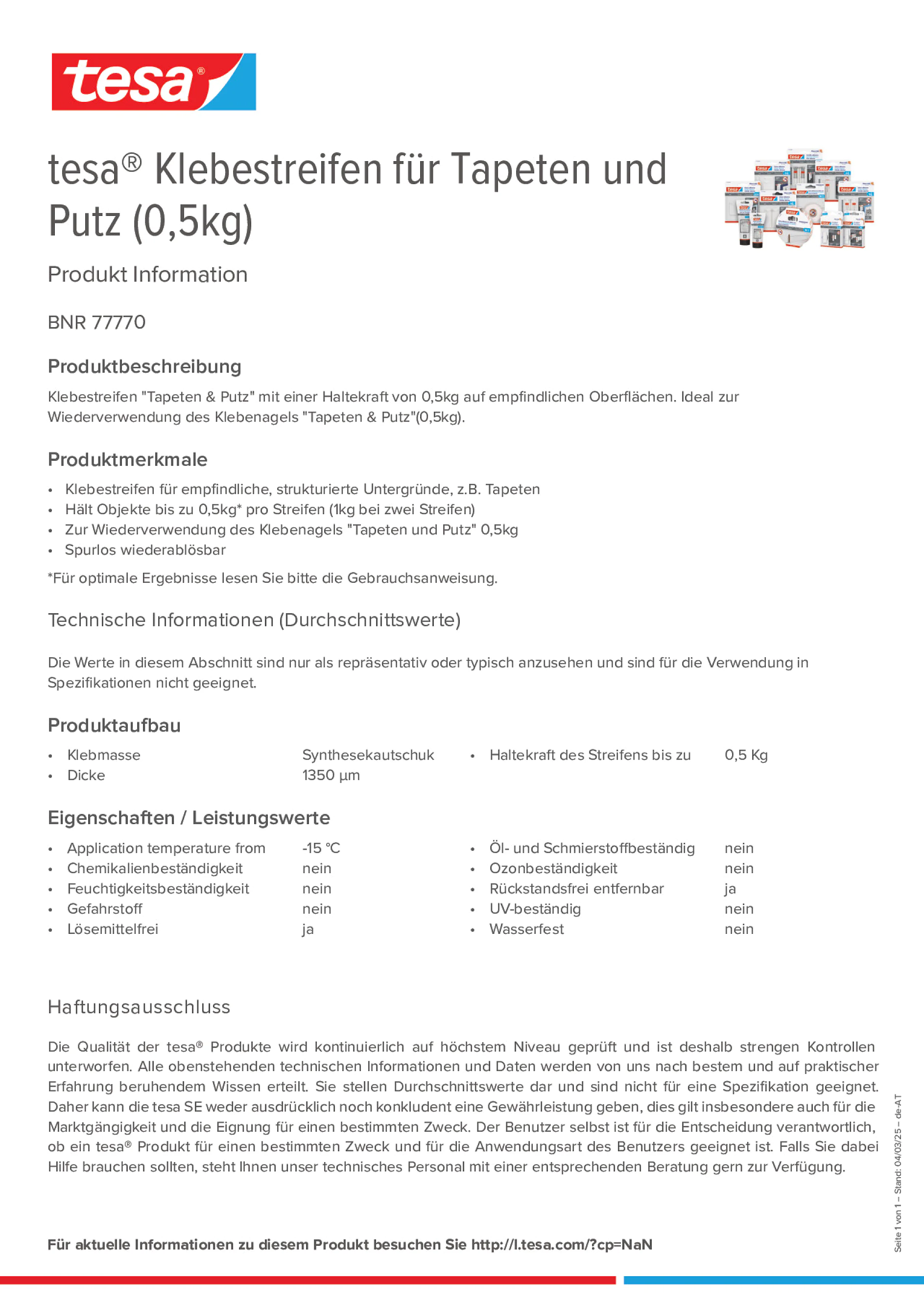 Product information_tesa® 77770_de-AT