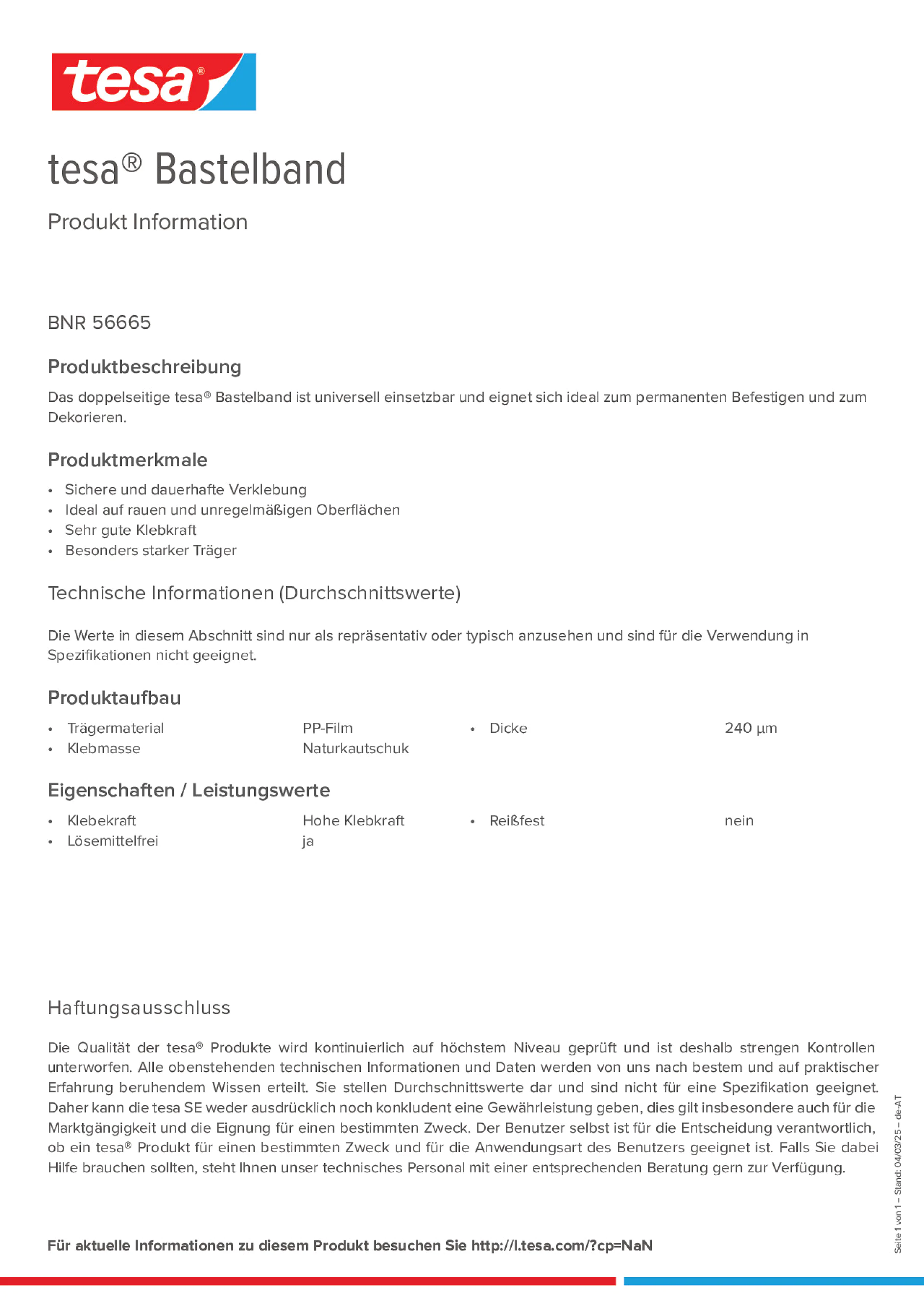 Product information_tesa® 56665_de-AT