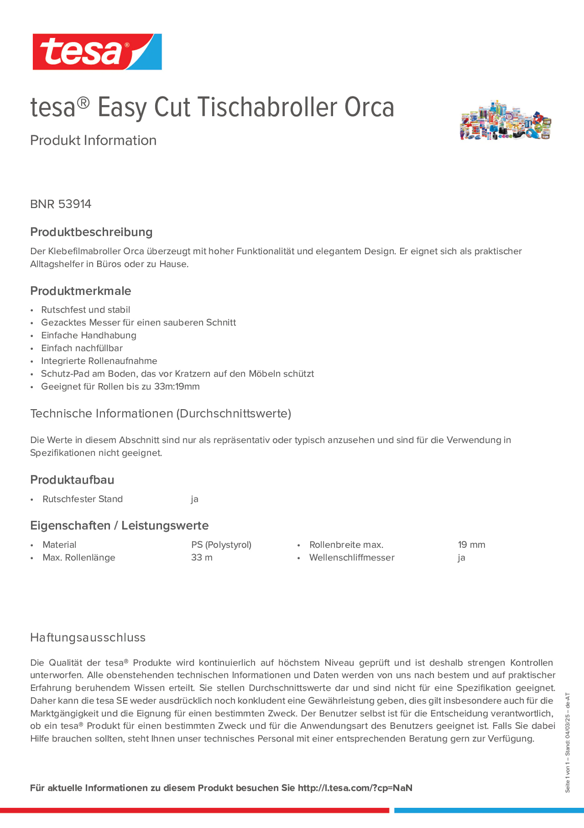 Product information_tesa® Easy Cut 53914_de-AT