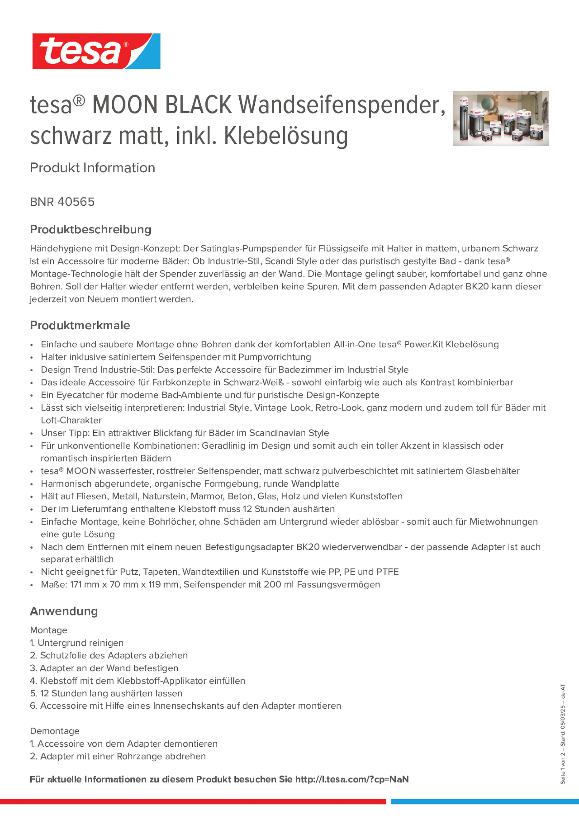 Product information_tesa® 40565_de-AT