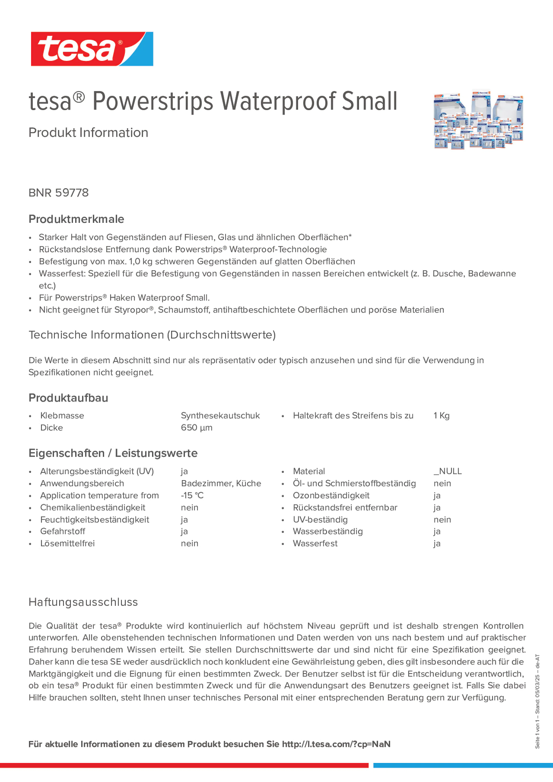 Product information_tesa® Powerstrips 59778_de-AT