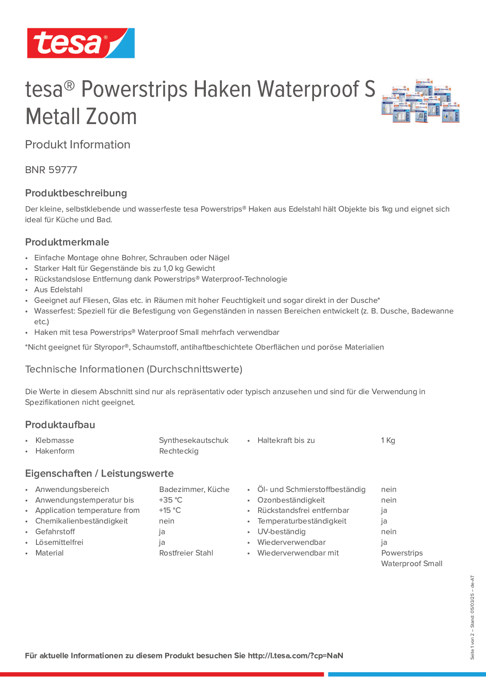Product information_tesa® Powerstrips 59777_de-AT