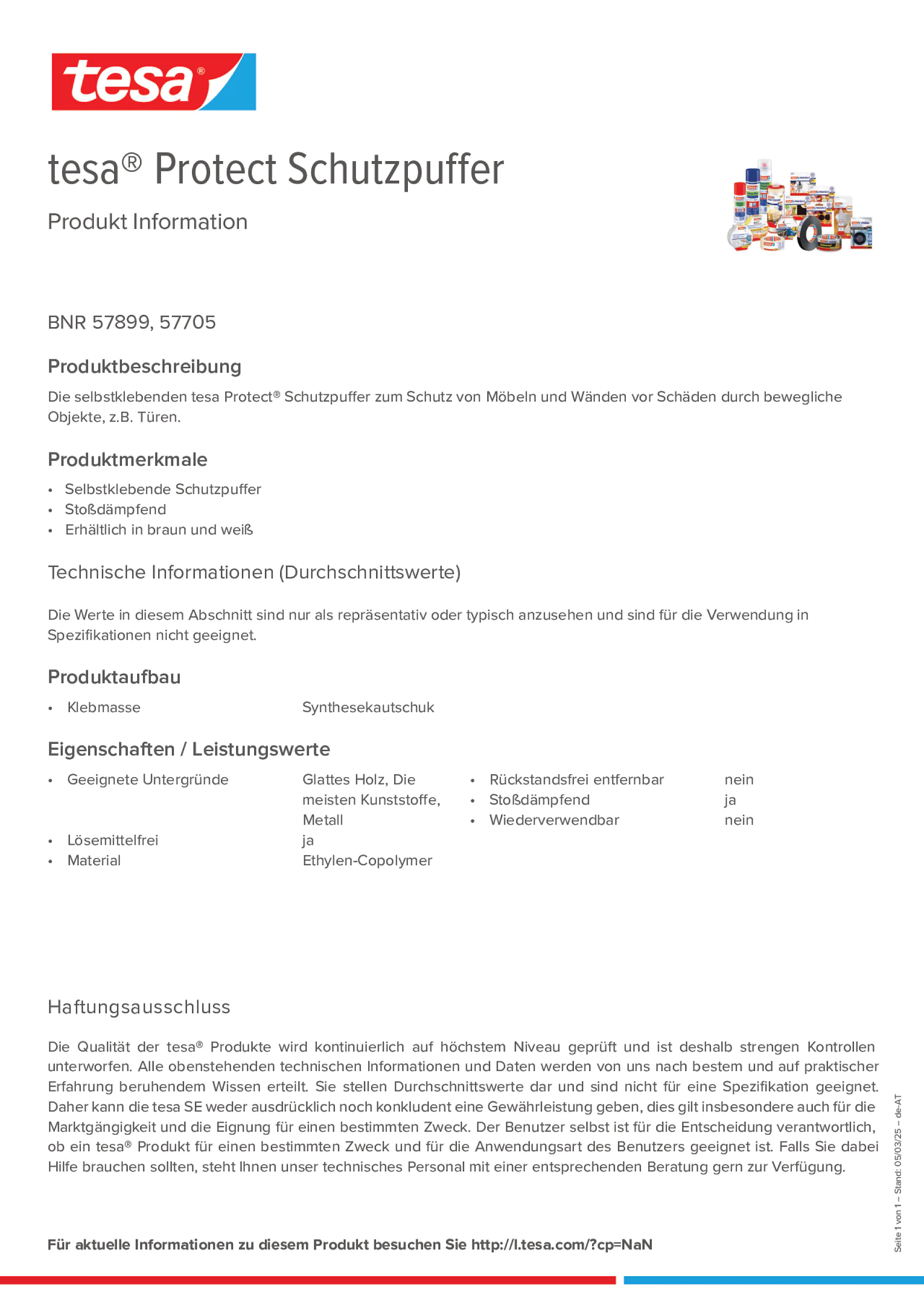 Product information_tesa® Protect 57705_de-AT