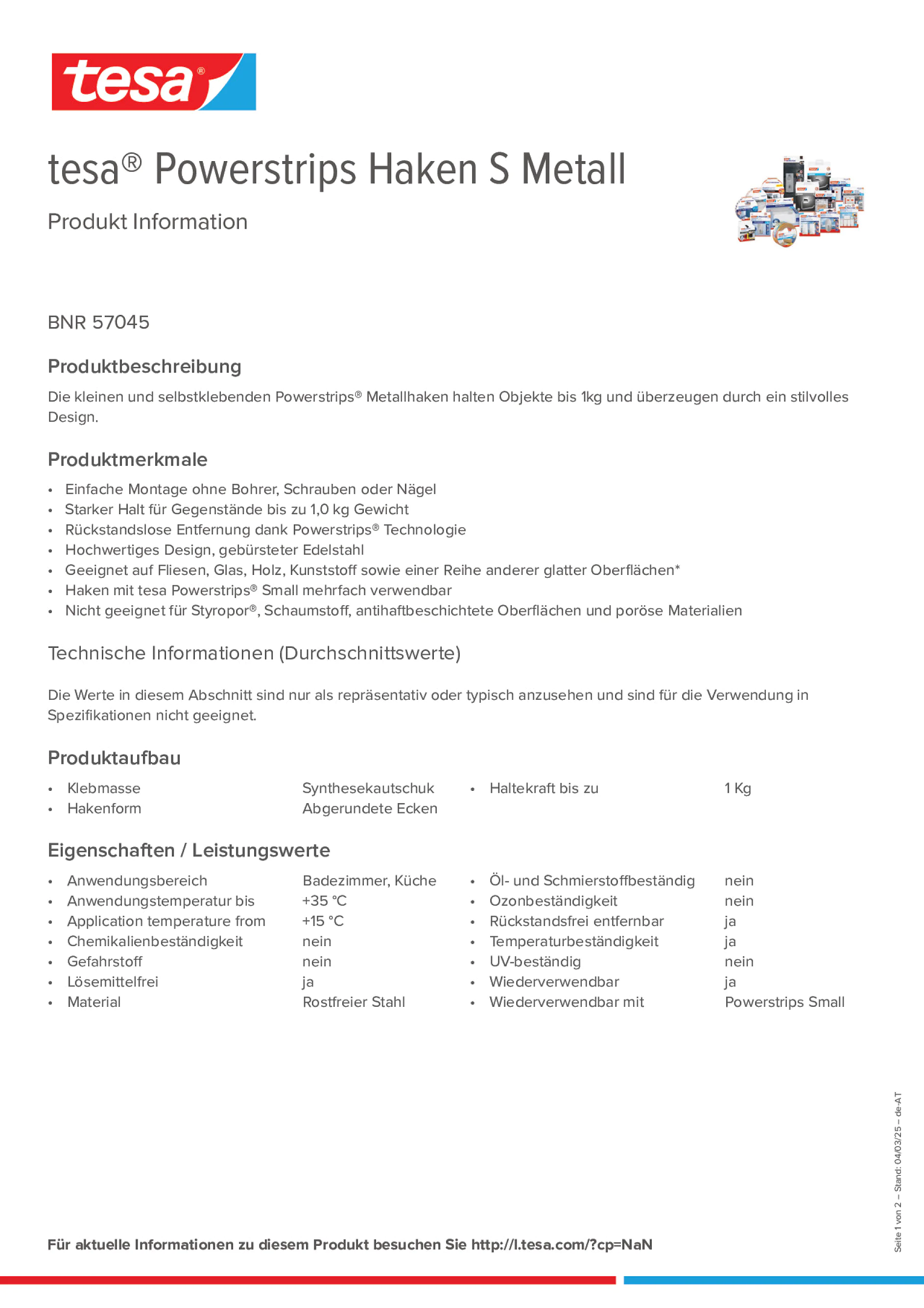 Product information_tesa® Powerstrips 57045_de-AT