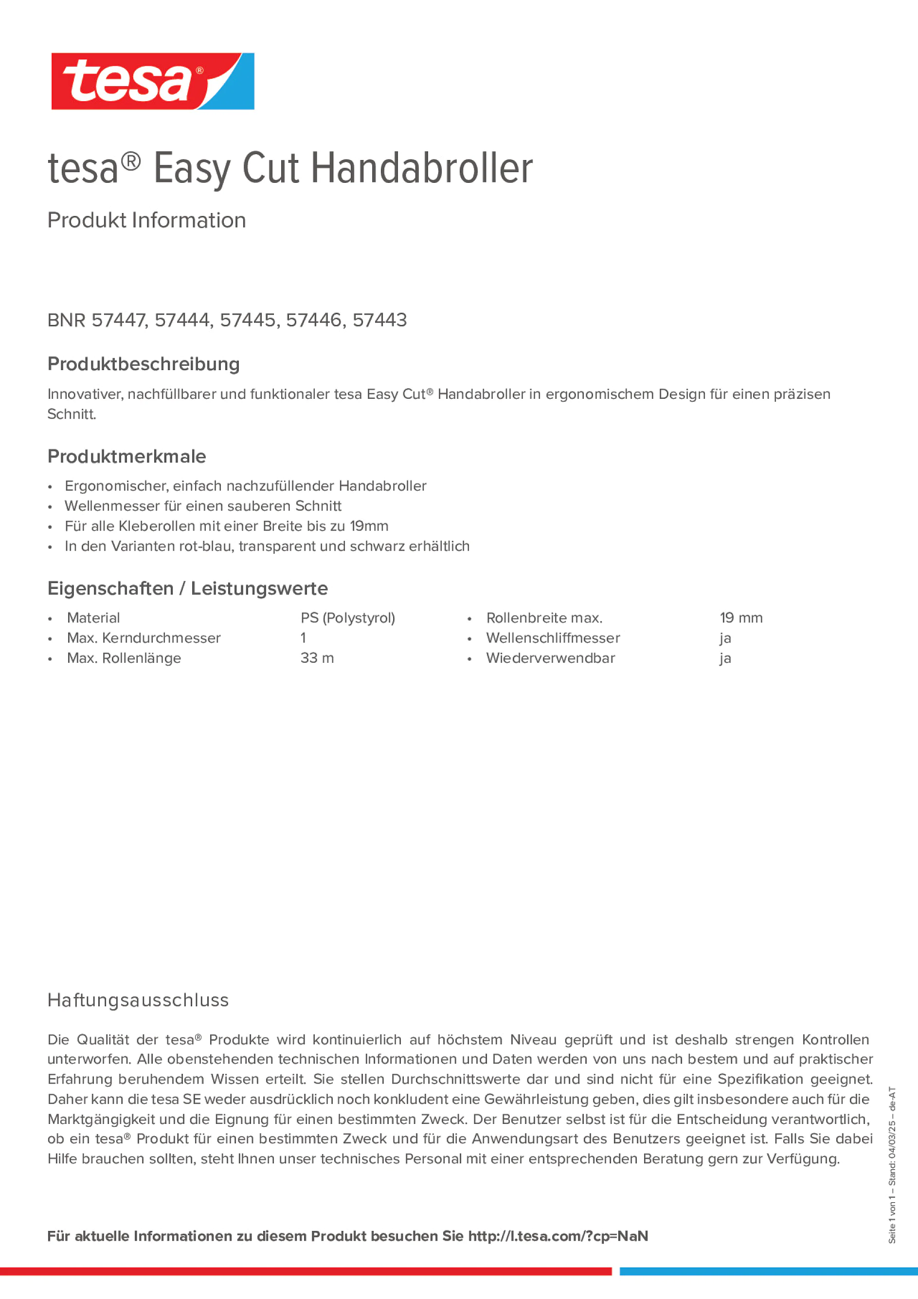 Product information_tesa® Easy Cut 57446_de-AT