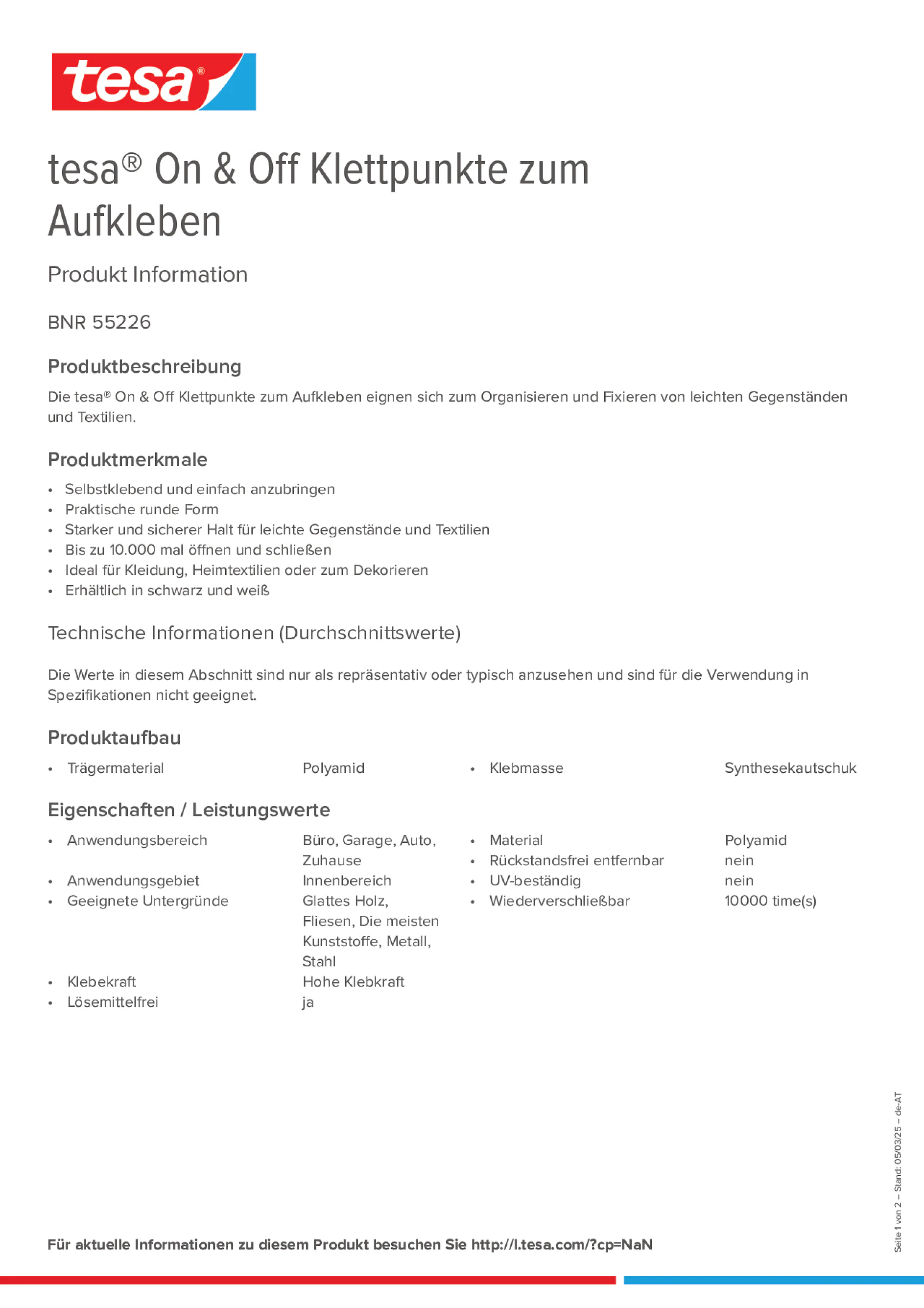 Product information_tesa® On & Off 55226_de-AT