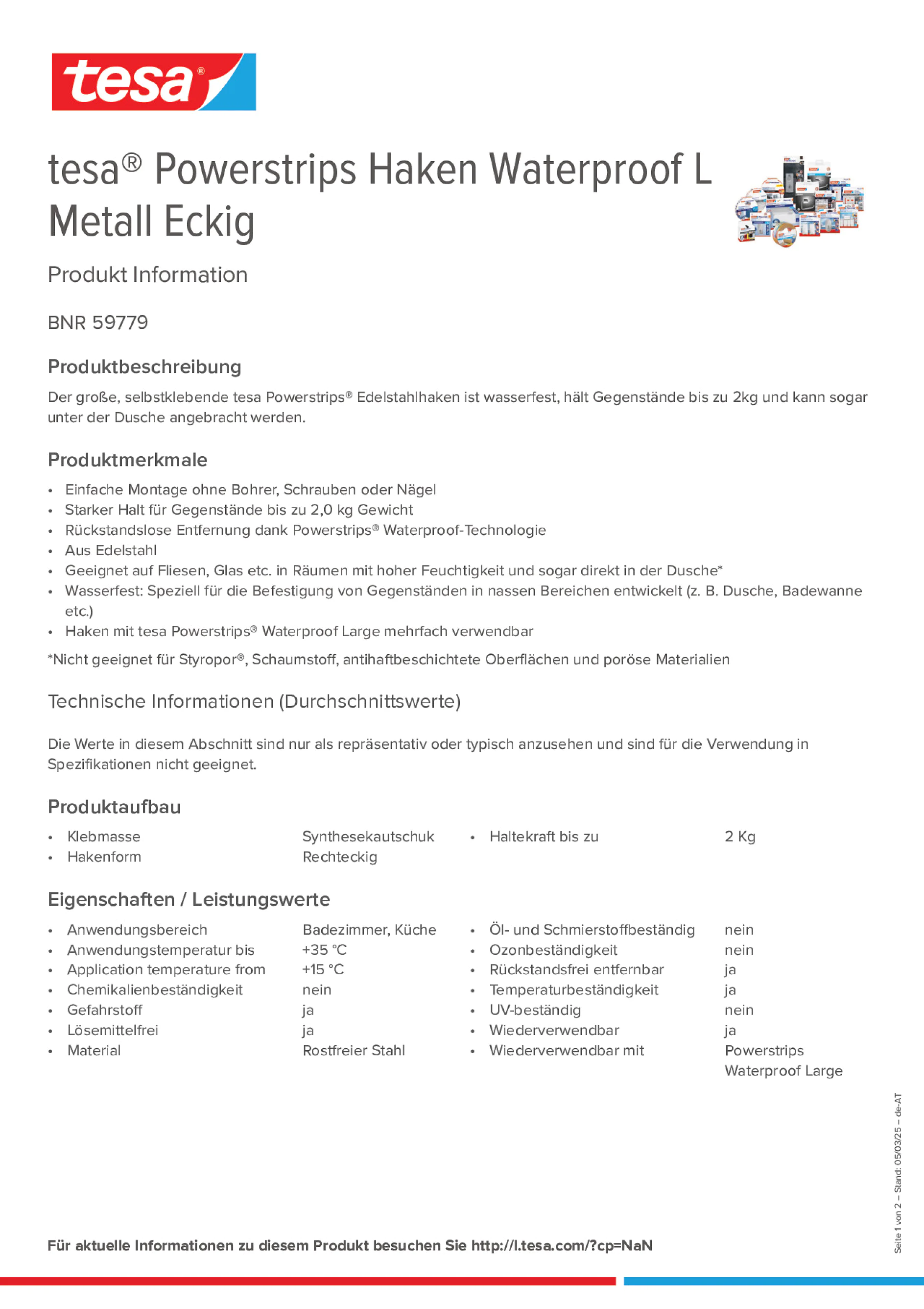 Product information_tesa® Powerstrips 59779_de-AT