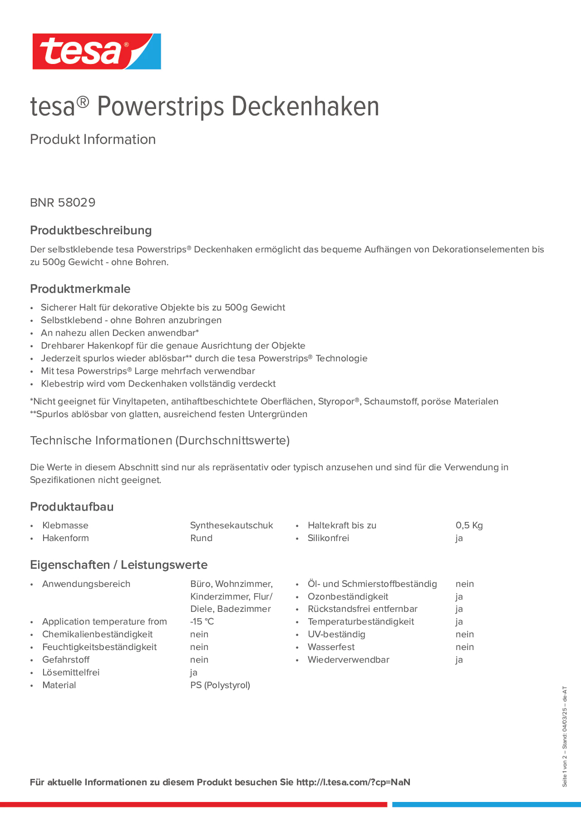 Product information_tesa® Powerstrips 58029_de-AT