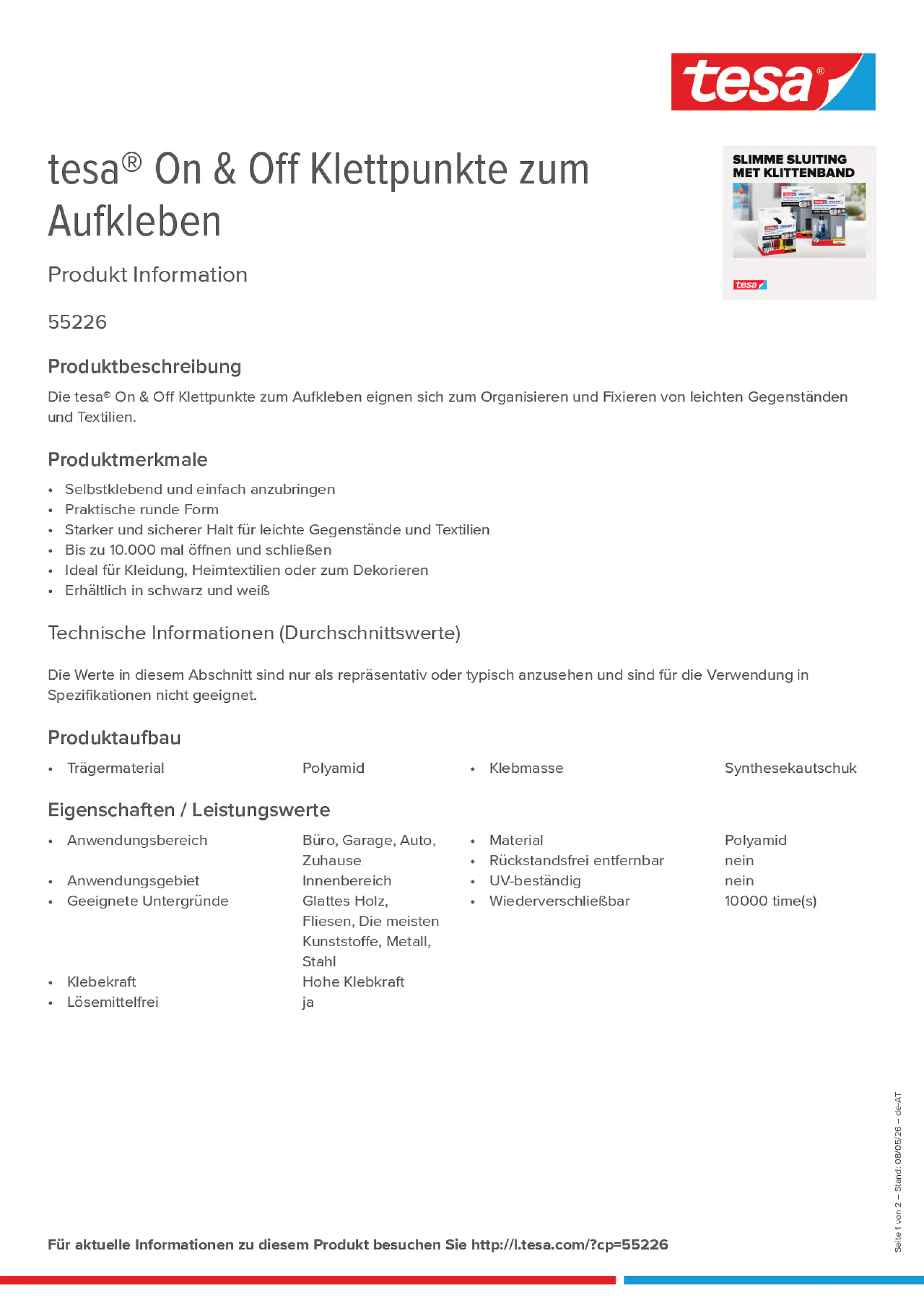 Product information_tesa® On & Off 55226_de-AT