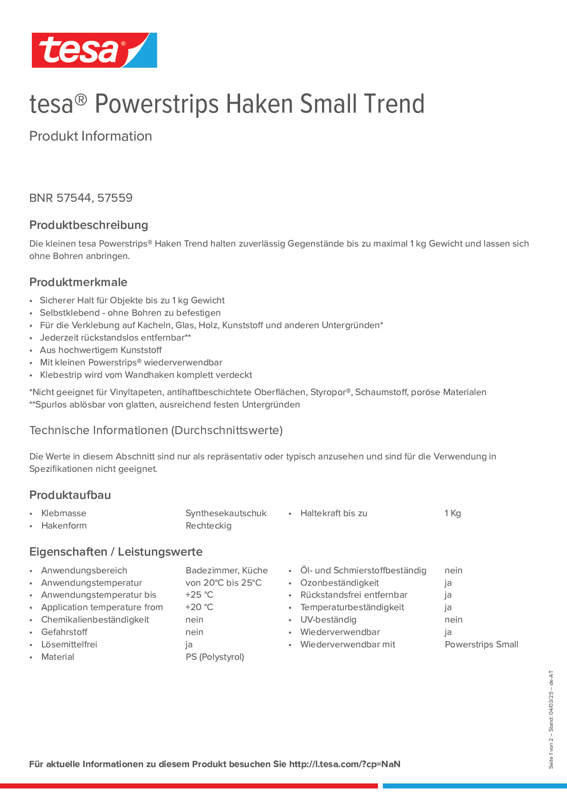 Product information_tesa® Powerstrips 57544_de-AT