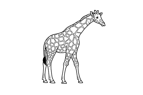 Giraffen Ausmalbilder: Von niedlichen Kritzeleien bis hin zu entspannenden Mandalas