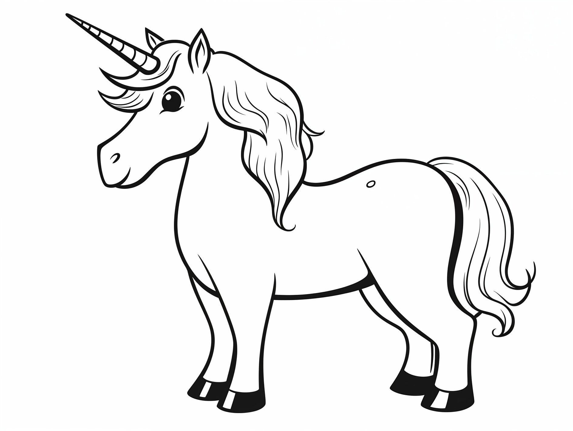 Einhorn Ausmalbilder   Kostenlose Malvorlagen zum Ausdrucken
