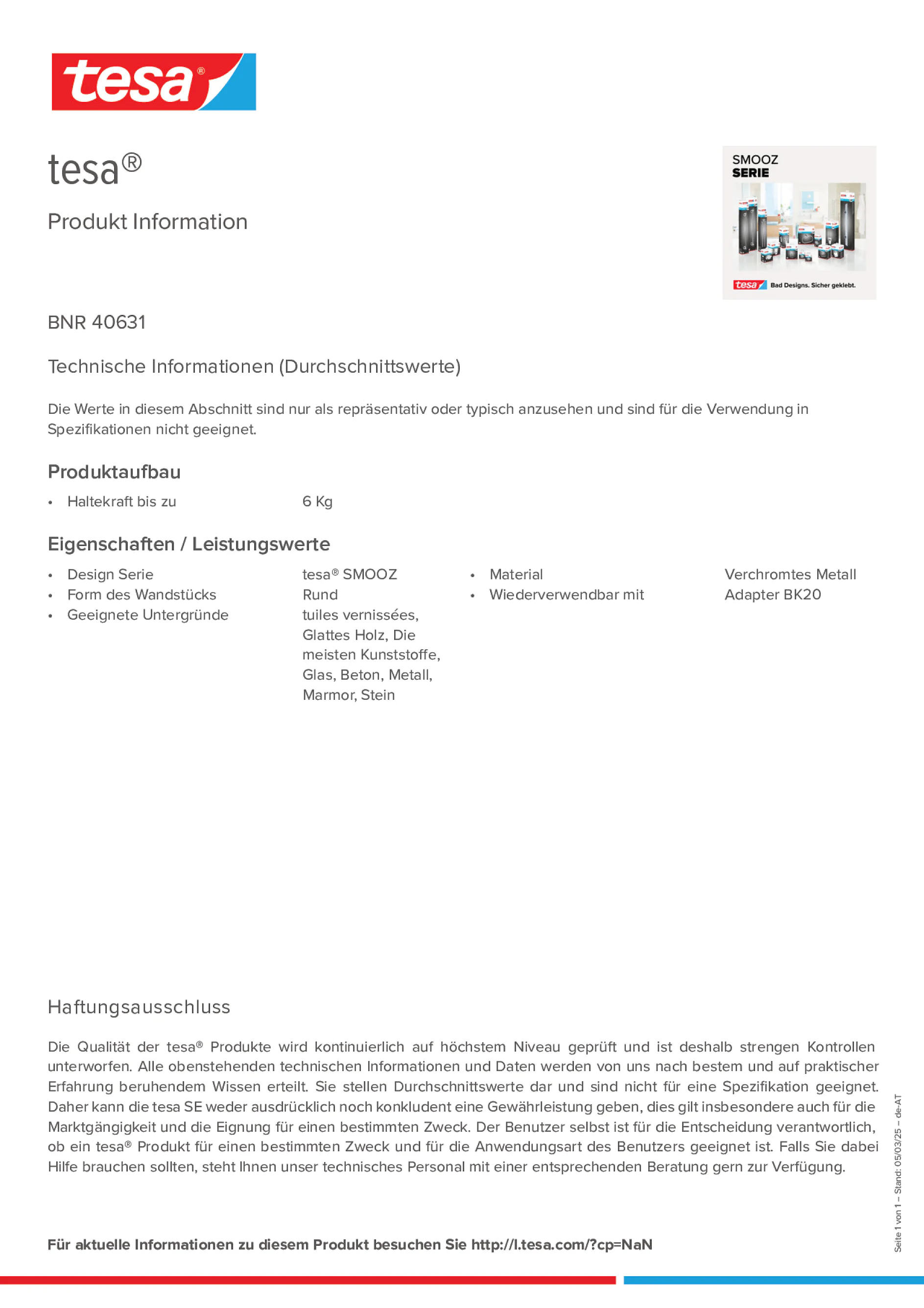 Product information_tesa® 40631_de-AT