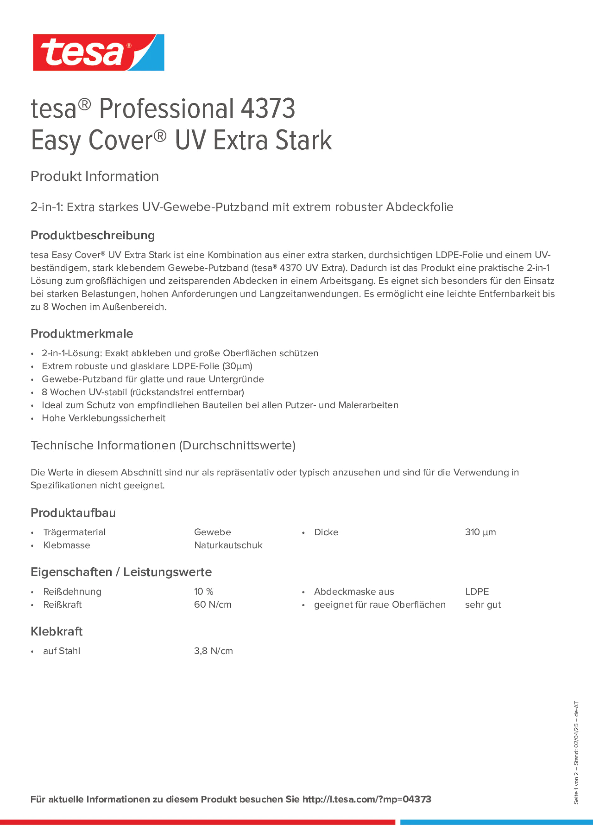 Product information_tesa® Professional 04373_de-AT
