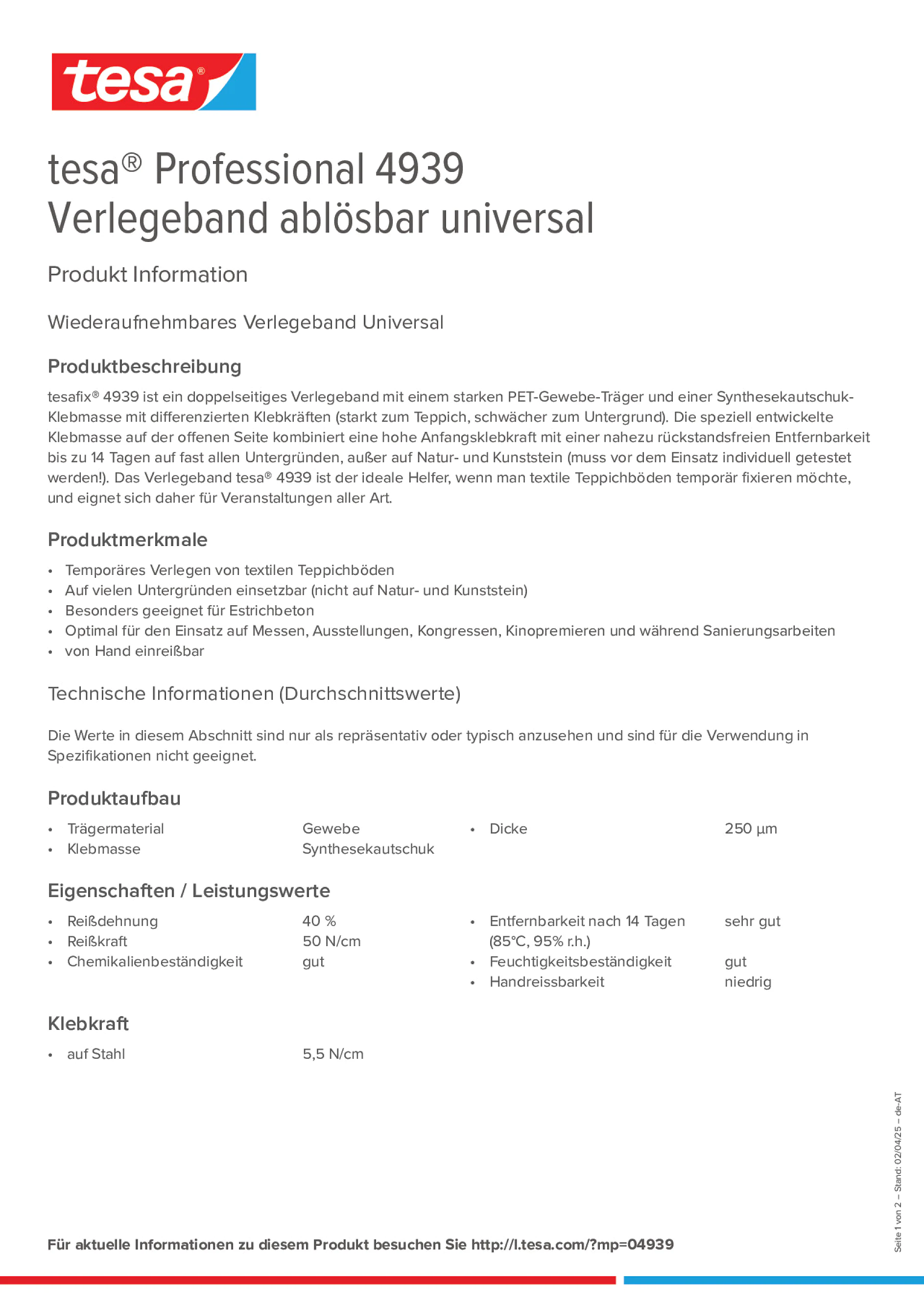 Product information_tesa® Professional 04939_de-AT
