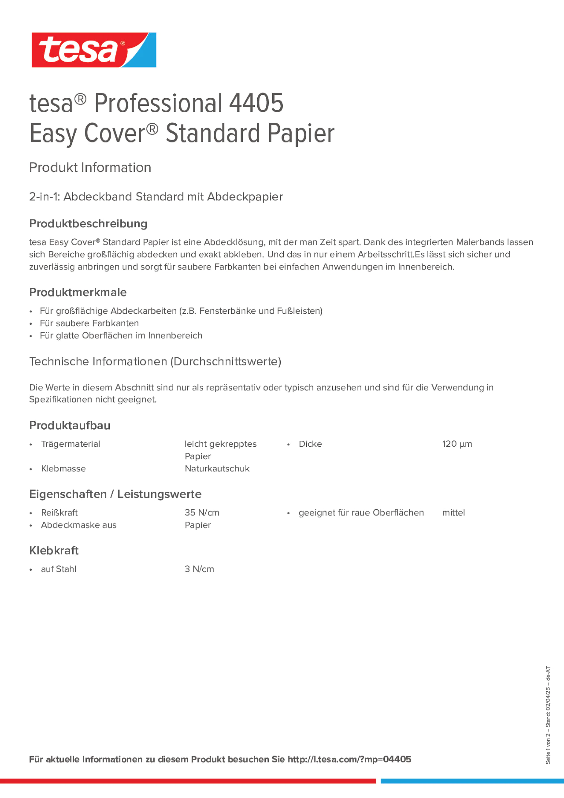 Product information_tesa® Professional 04405_de-AT